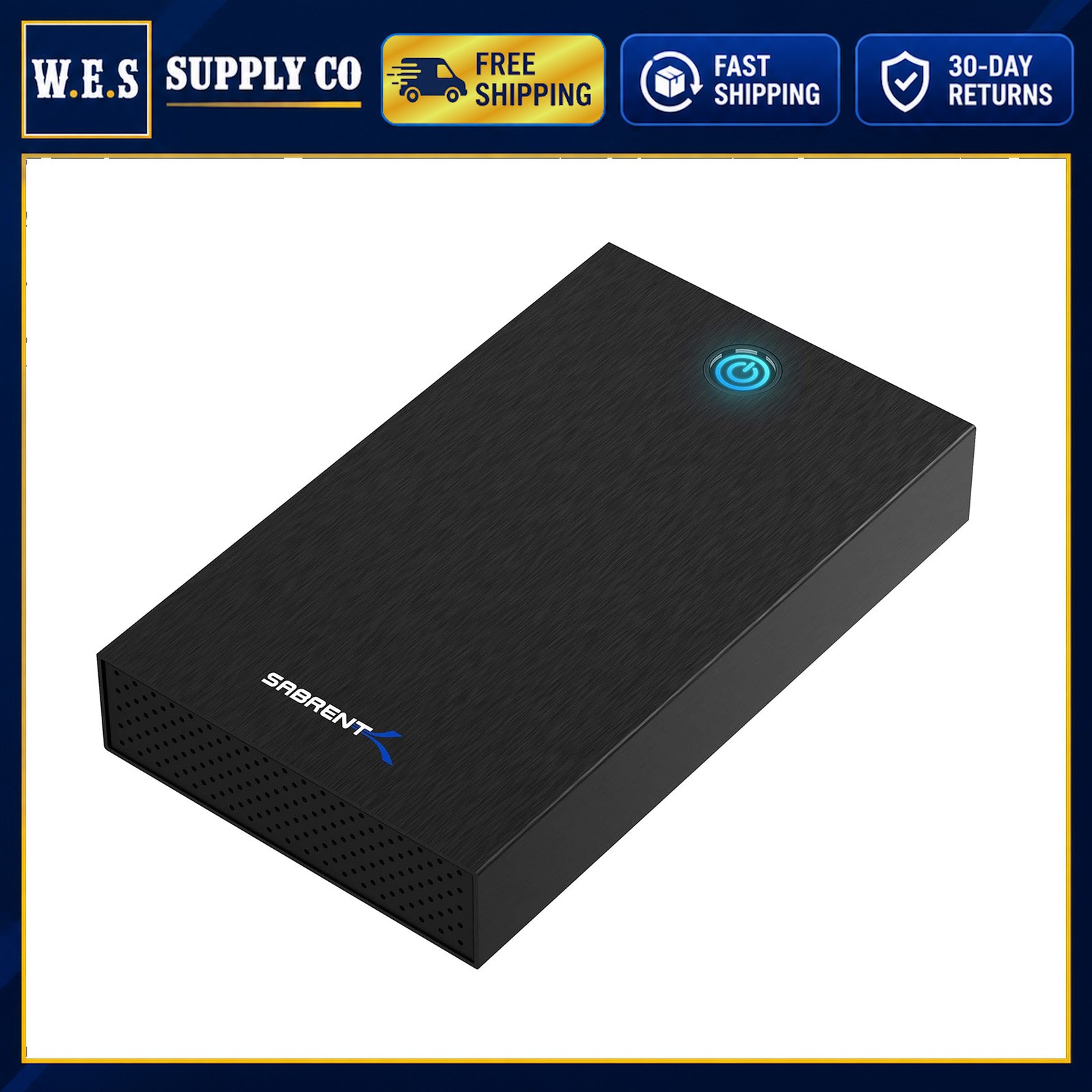 Sabrent USB 3.0 Hard Drive Enclosure for 2.5/3.5 Inch SATA HDD SSD