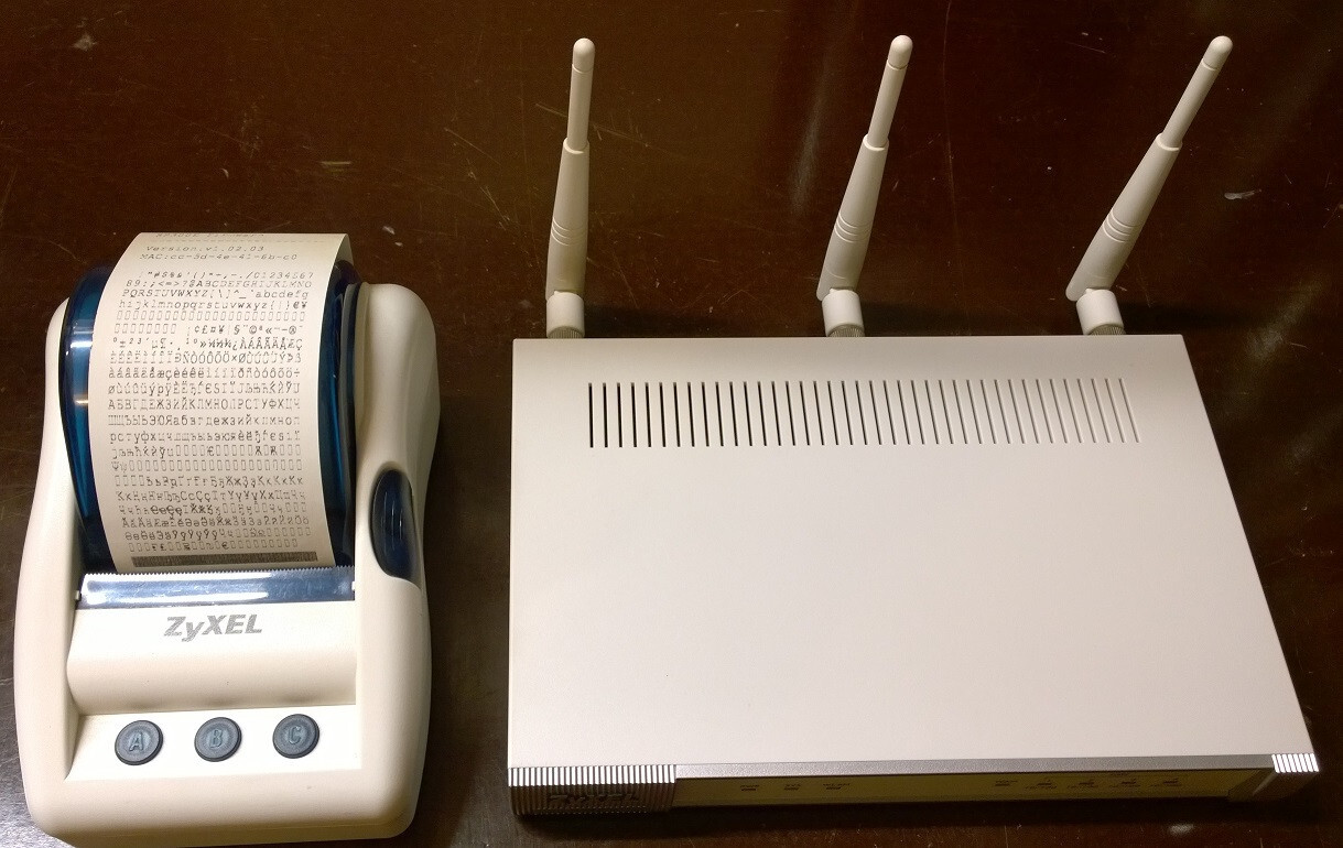 Zyxel N4100 Hotspot Internet Ticketing System + SP300 Thermal Ticket Printer