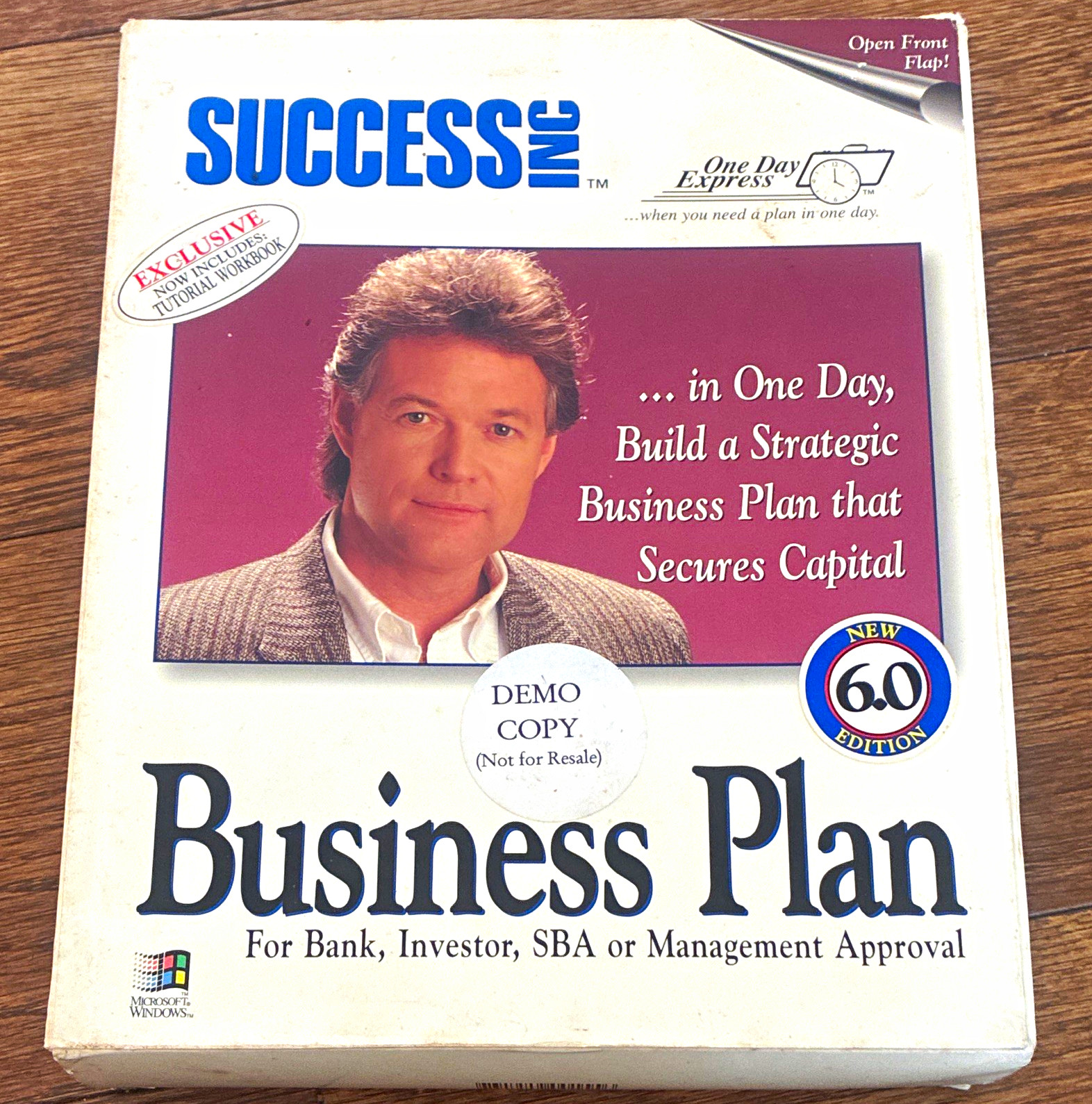 SUCCESS INC Business Plan Software Demo Copy w/ Tutorial Workbook