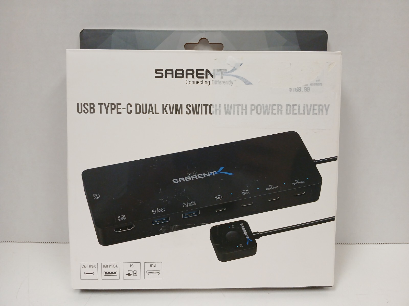Sabrent USB Type-C Dual KVM Switch With Power Delivery   [USB-CKDH]