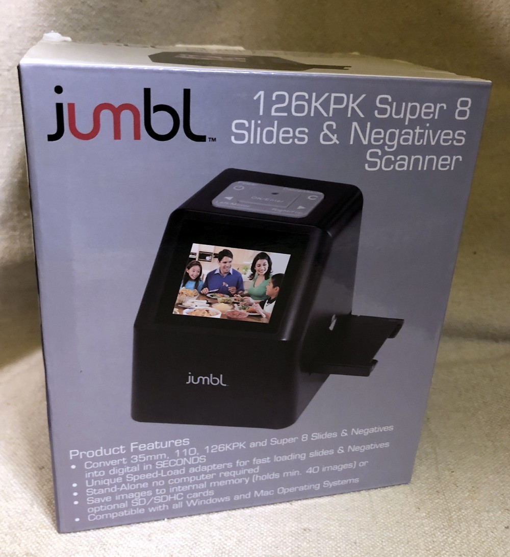 Jumbl 22MP All in One Film Slide Scanner - JUMFS14MSP8 NEW SHIPS FREE