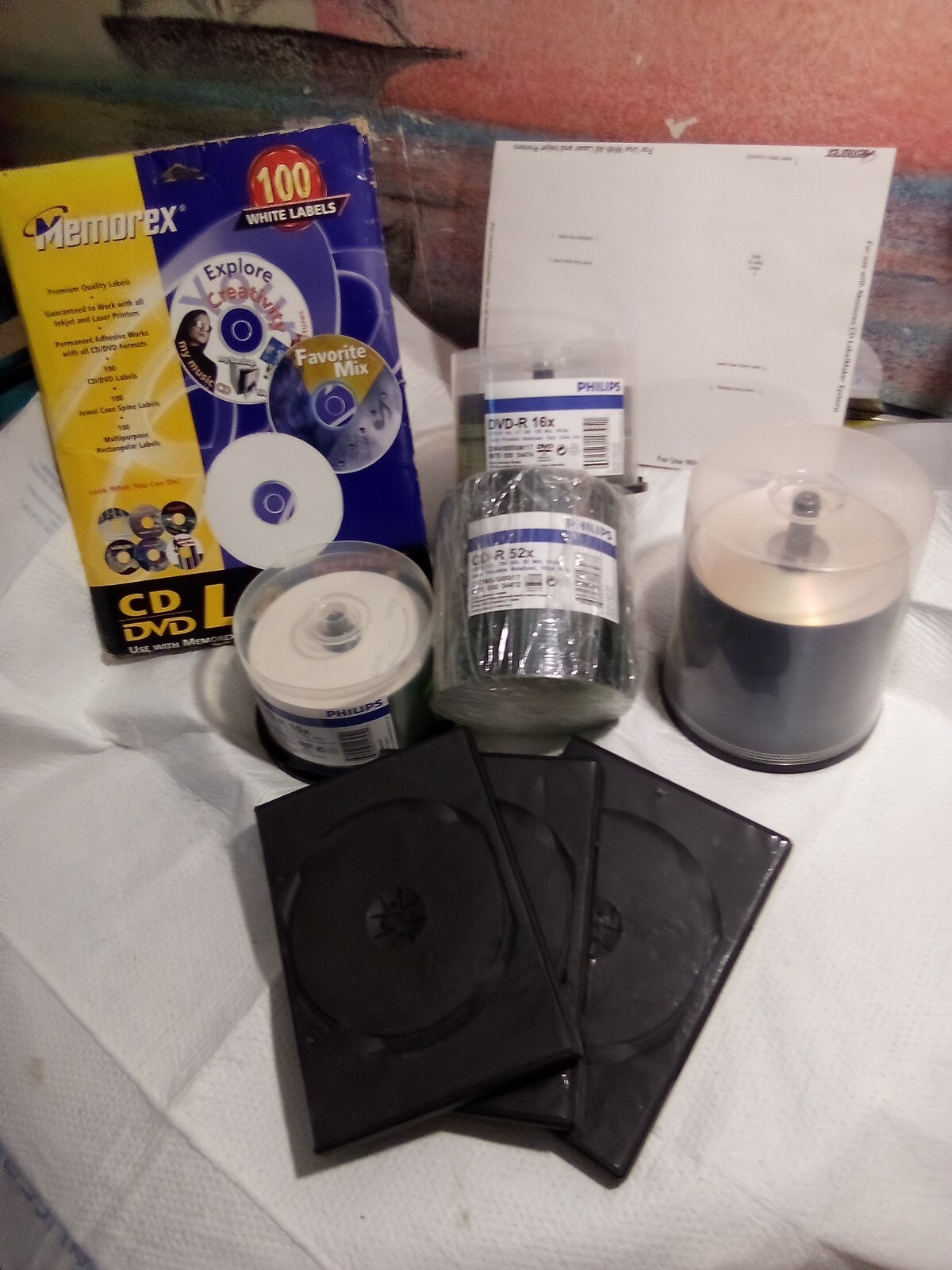 Philips Consumer Life Style,DVD-R  16 X, CD-R 52X,      +Cake Boxes &More