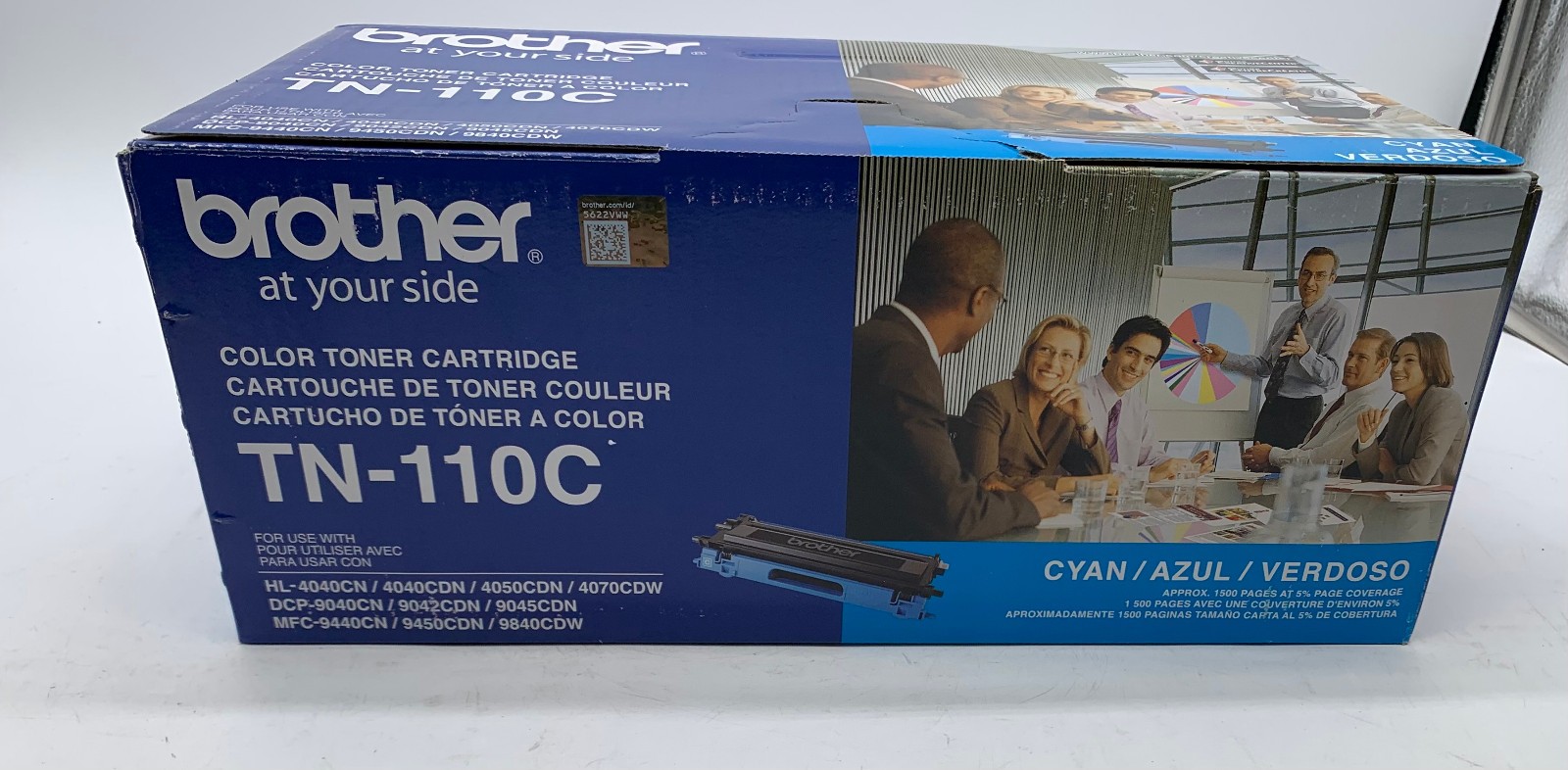 Genuine Brother TN110C Cyan Toner Cartridge, OEM