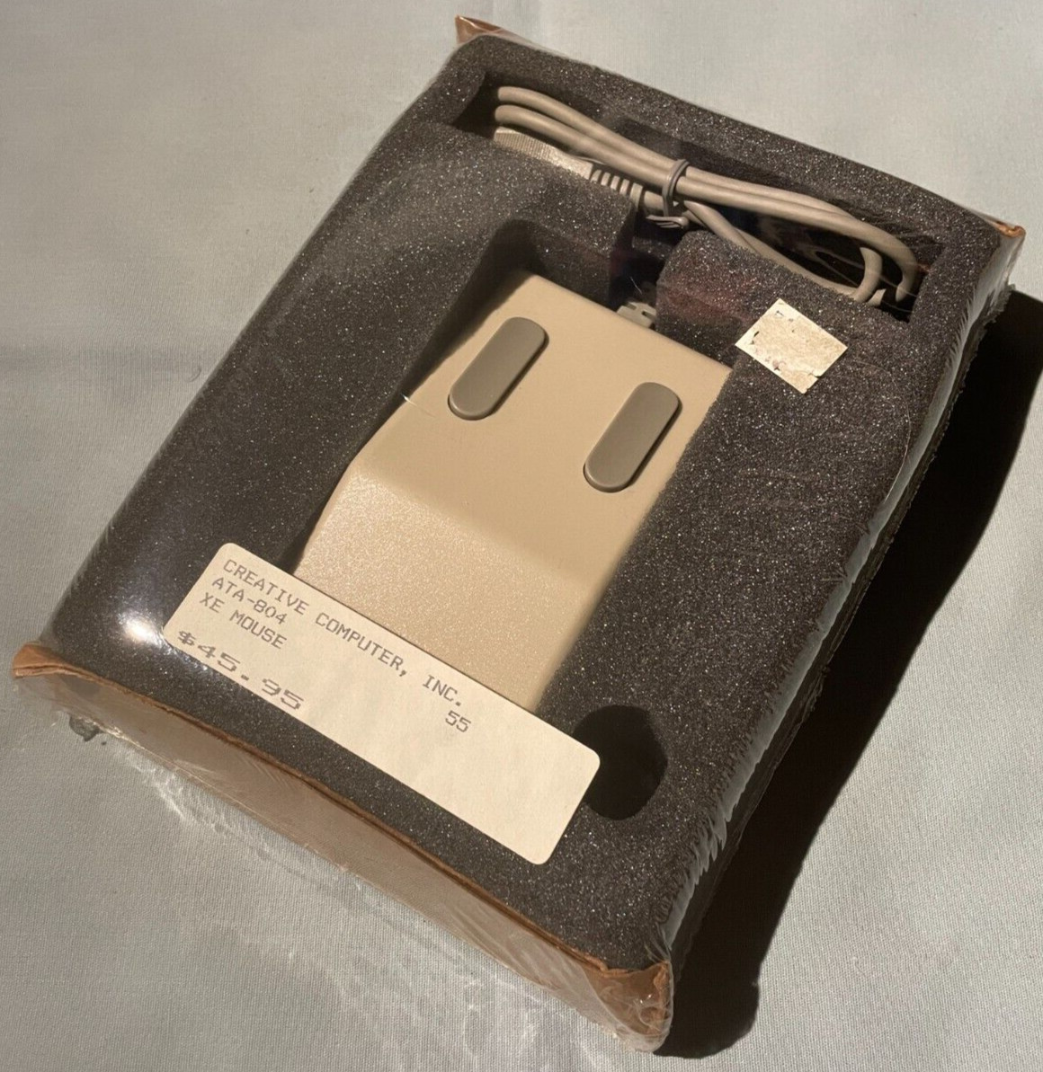 Vintage Creative Computer Inc. ATA-804 9-Pin Computer Mouse (Atari XE?) NIP/NOS