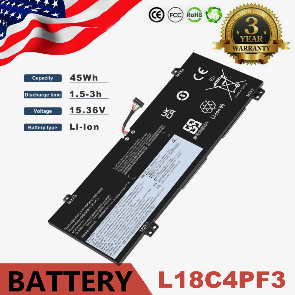L18C4PF3 L18C4PF4 Battery Genuine For Lenovo IdeaPad Flex-14API 14IWL 14IML 45Wh