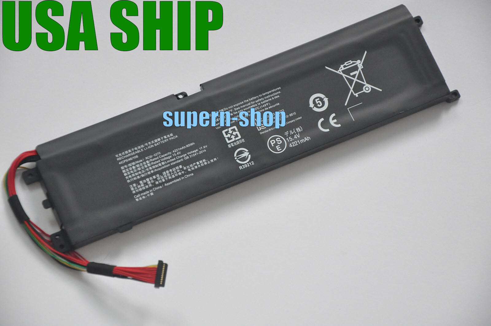 100% New Genuine RC30-0270 RZ09-0270 Battery for Razer Blade 15 Base 2018 2019