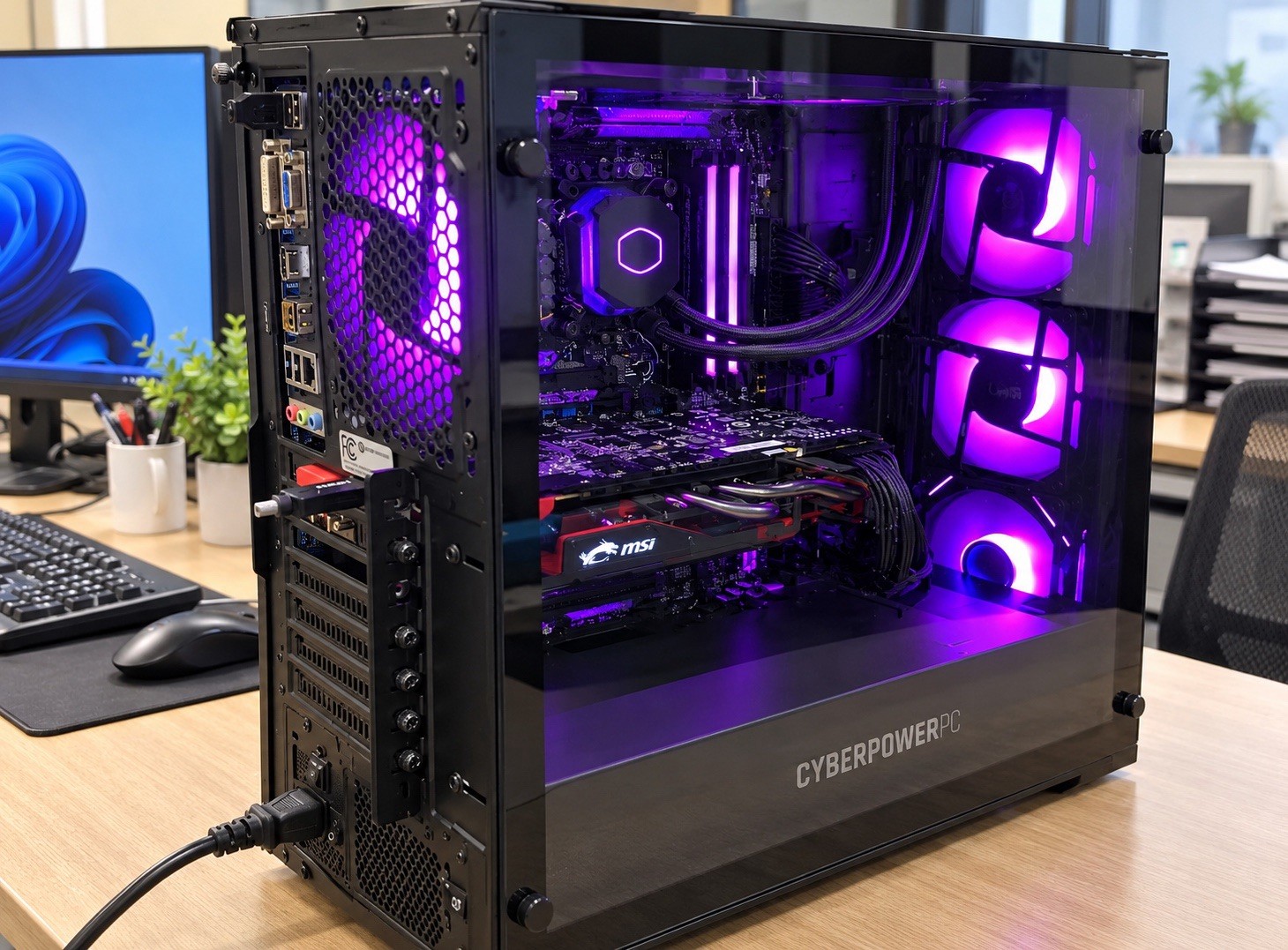 CYBERPOWER GAMIN PC   C SERIES  E3-1230 16GB GTX970 TESTED NICE