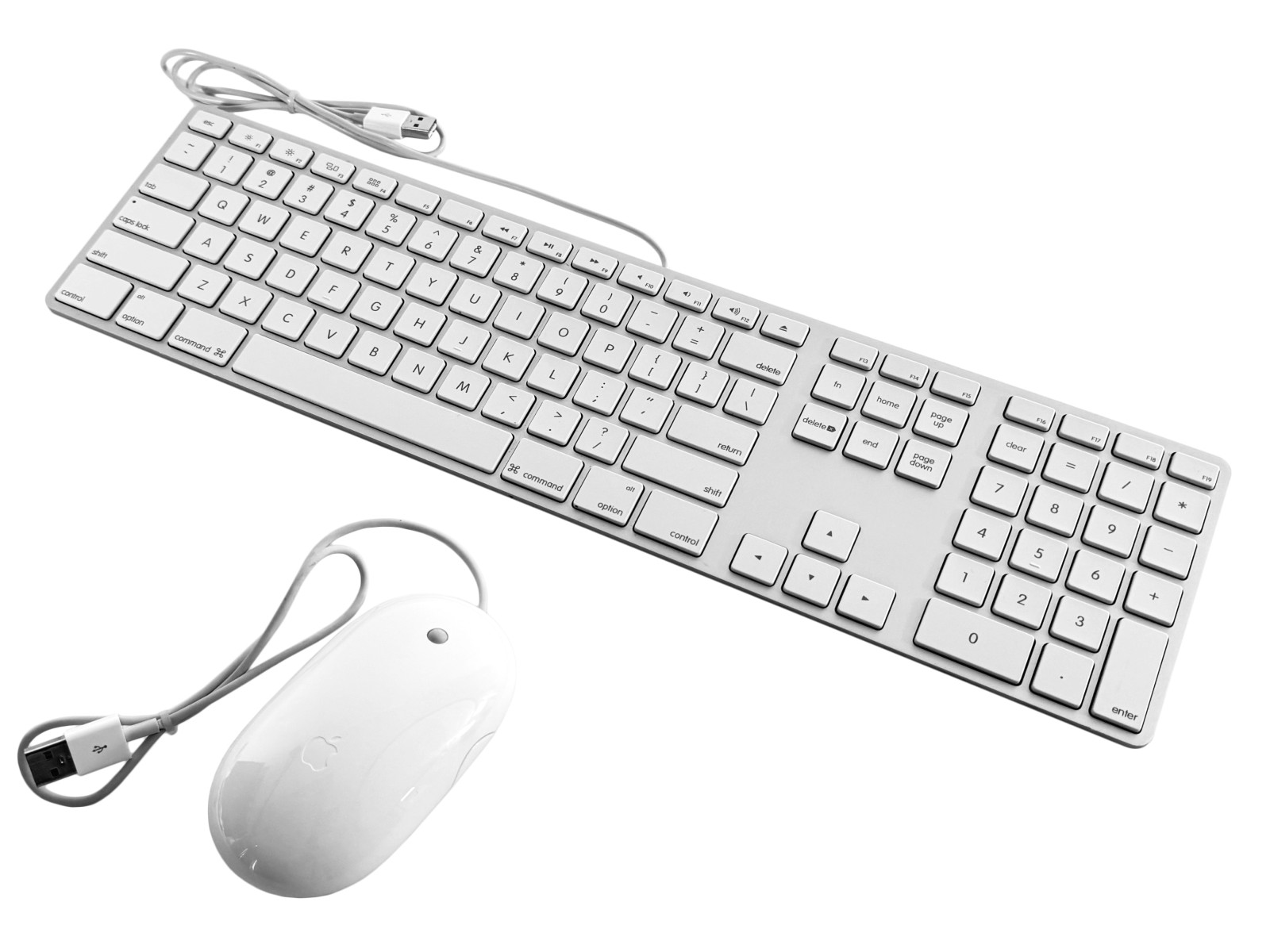 Apple A1243 Keyboard & A1152 Mouse – Original Set, Mac Compatible & Plug & Play