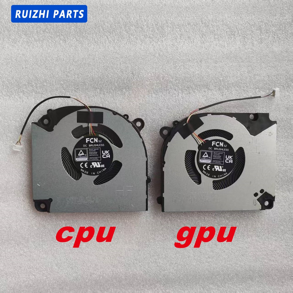 CPU GPU Fan For Medion Erazer Scout E20-MD62528 DFSCL12E16486S DFSCL12E06486S