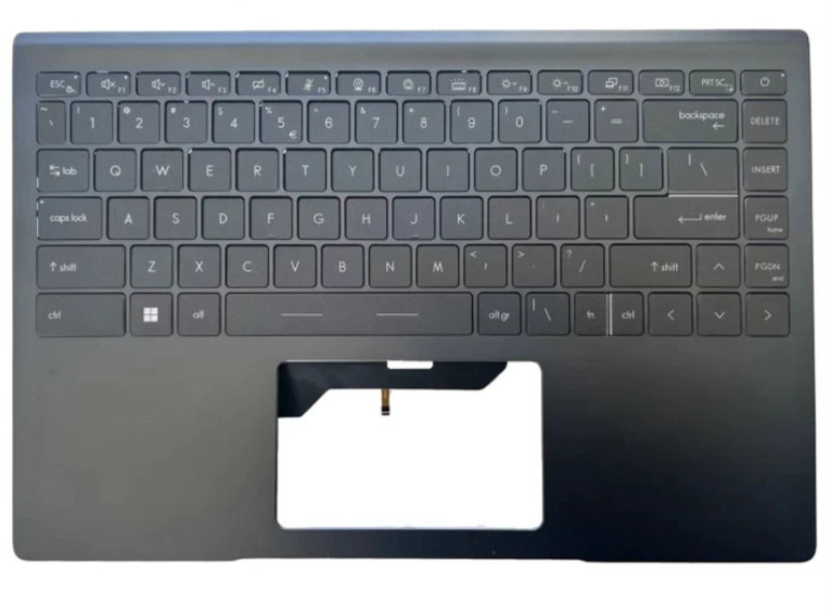 For MSI Modern 14 M14 MS-14D1 14D2 14'' Laptop Top Palmrest Keyboard Blue 1x