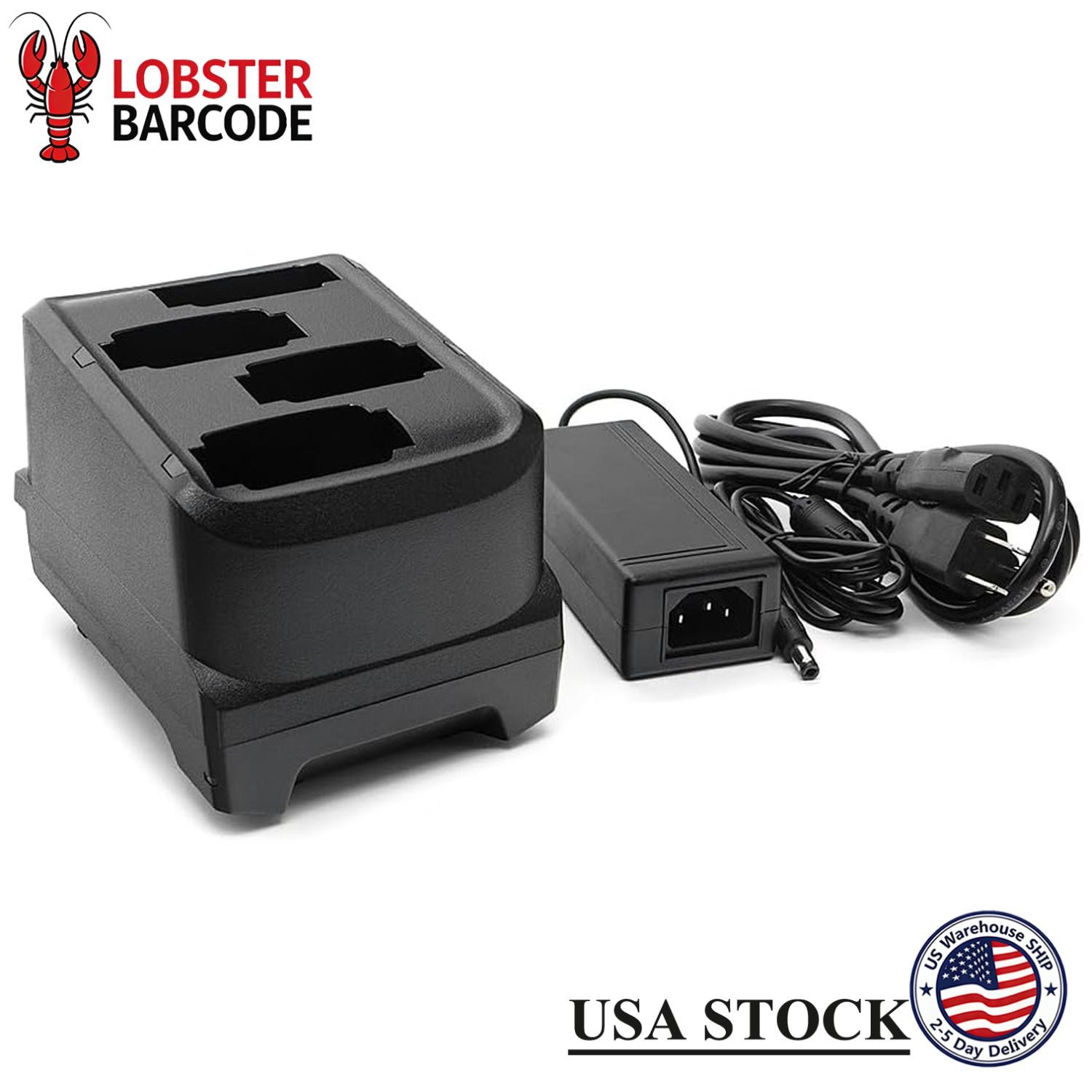 ⭐ 4-Slot Battery Charger Cradle for Zebra MC9300 Series SAC-MC93-4SCHG-01 ⭐