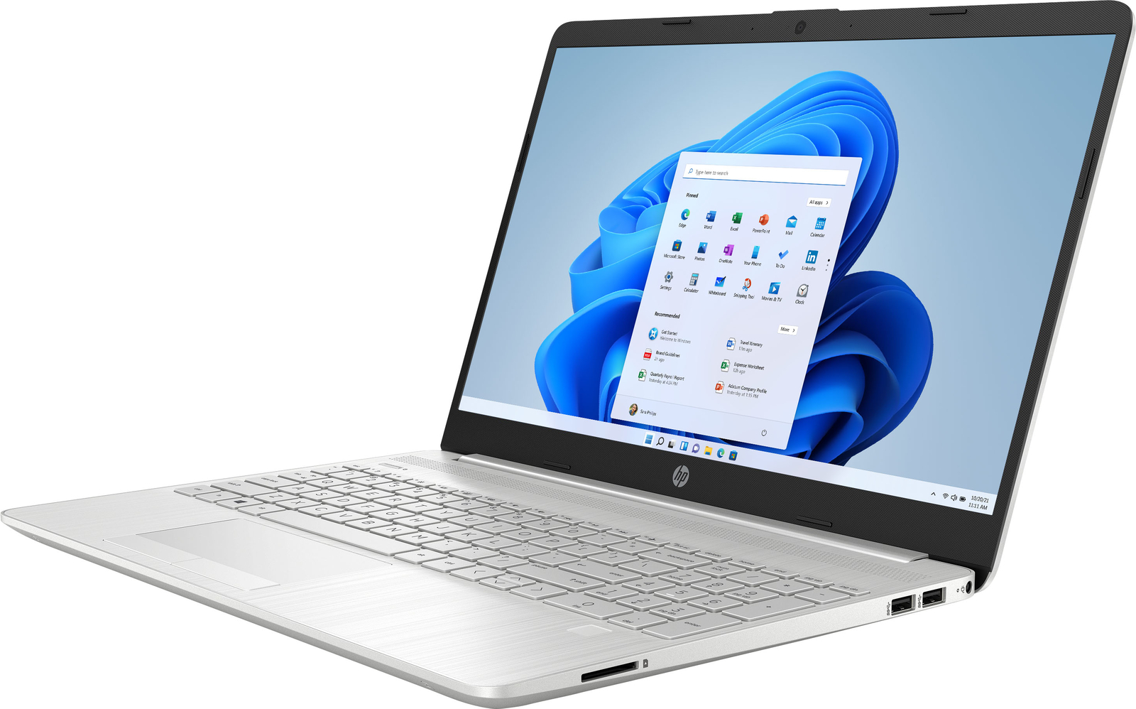 Brand New HP 15.6" FHD Intel i3-1115G4/8GB/256GB SSD/Windows 10 Silver Laptop