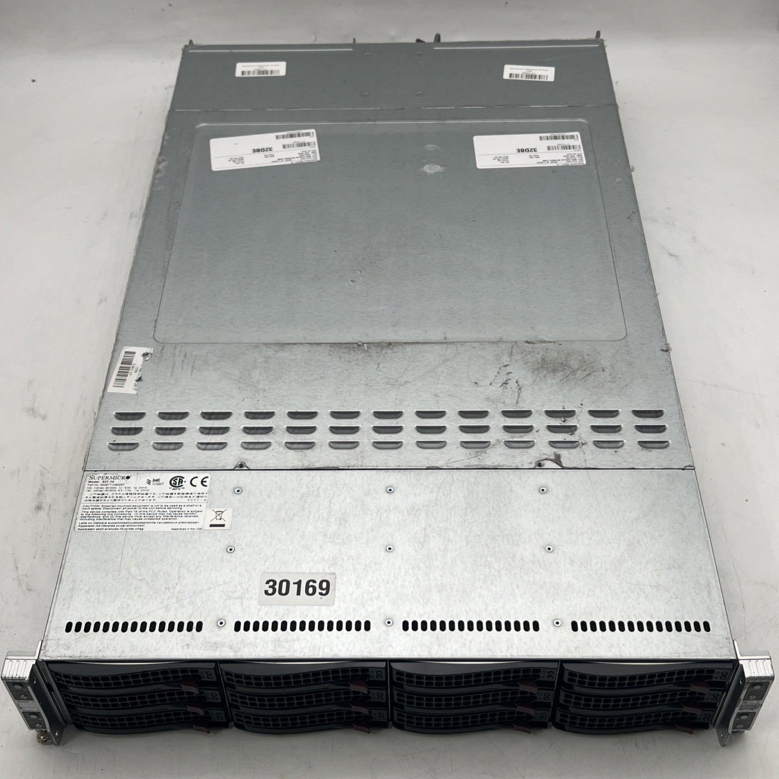 Supermicro 827-14 12-Bay Rack Server 6026TT-HTRF No Storage