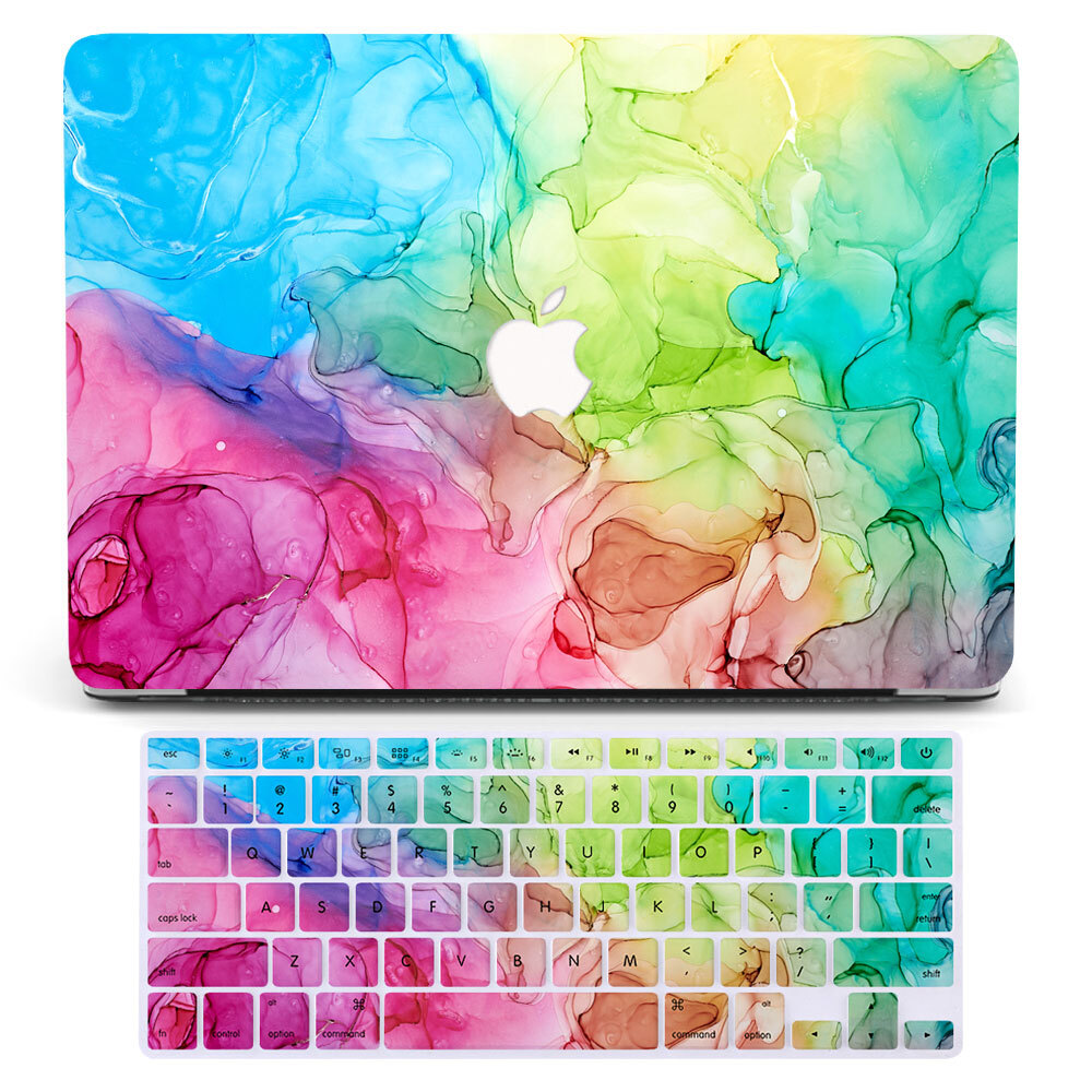 Liquid Marble Shell For Macbook M5 Air 13 15 Pro 14 16 11 12 inch+Keyboard Cover