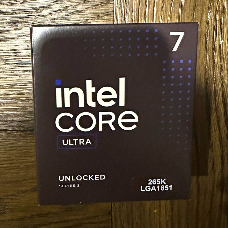 Intel Core Ultra 7 265K Unlocked Desktop Processor CPU, LGA1851 Socket