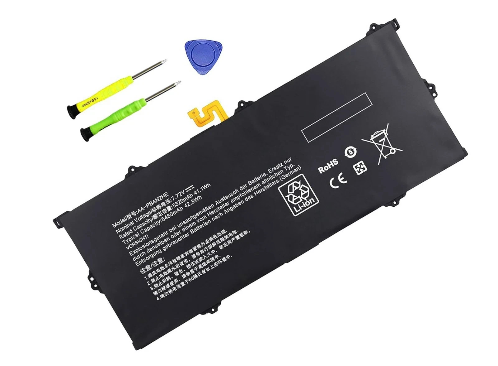 AA-PBAN2HE Battery For Samsung Galaxy Book Go 340XDA NP340XLA NP545XLA 42.3Wh