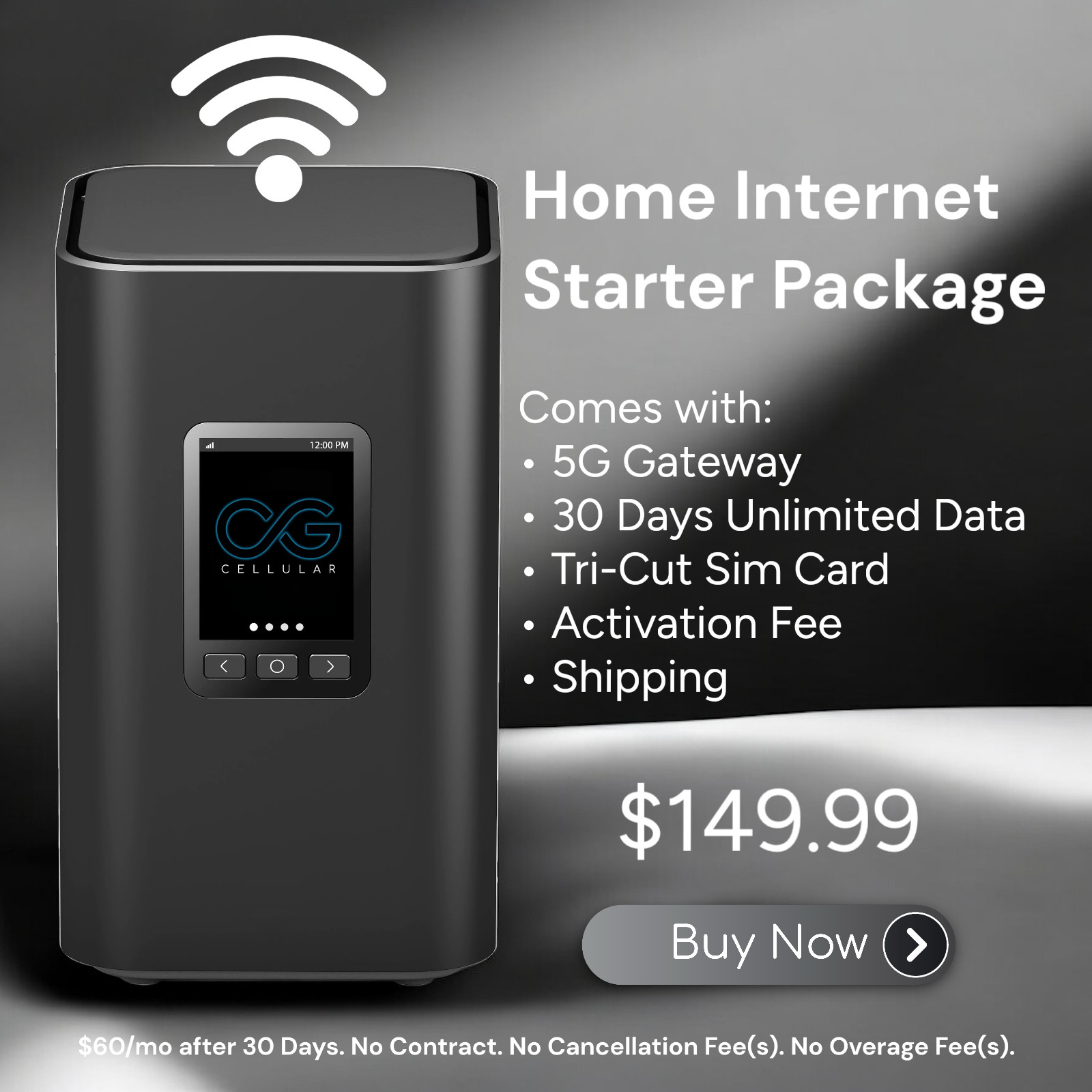 T-Mobile KVD21 5G Home Internet Gateway + 30 Days Unlimited Data