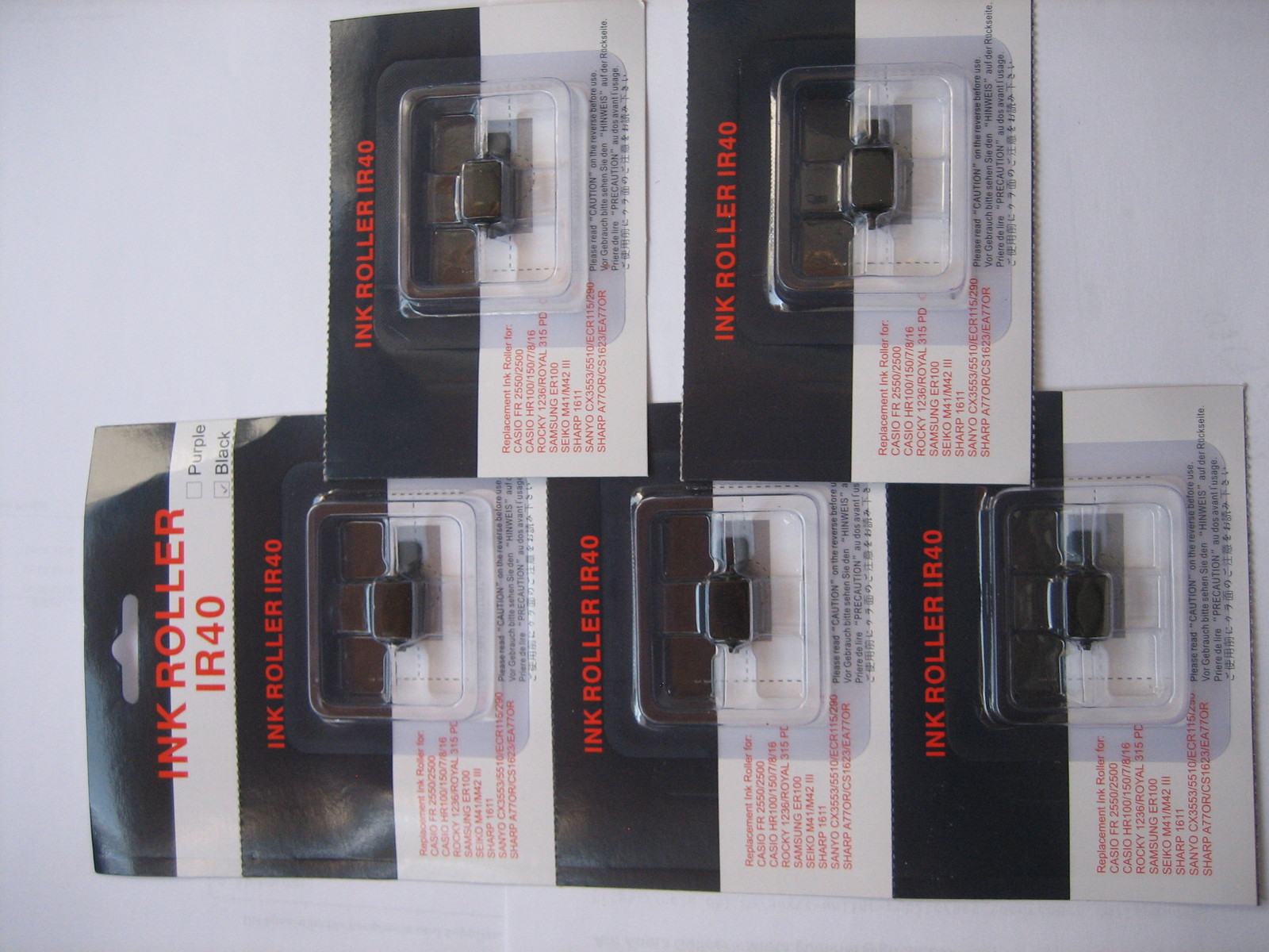 5x Pieces CP-13 Ink Roller NoName Epson Canon IR40 Gr.744 515056 Sanyo Cx3553