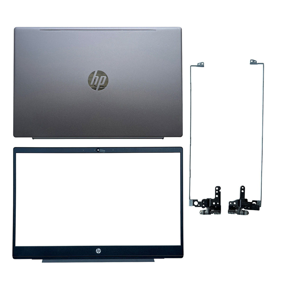 New LCD Back Cover L23879-001 & Frotn Bezel & Hinges For HP 15-CW 15-CS Laptop