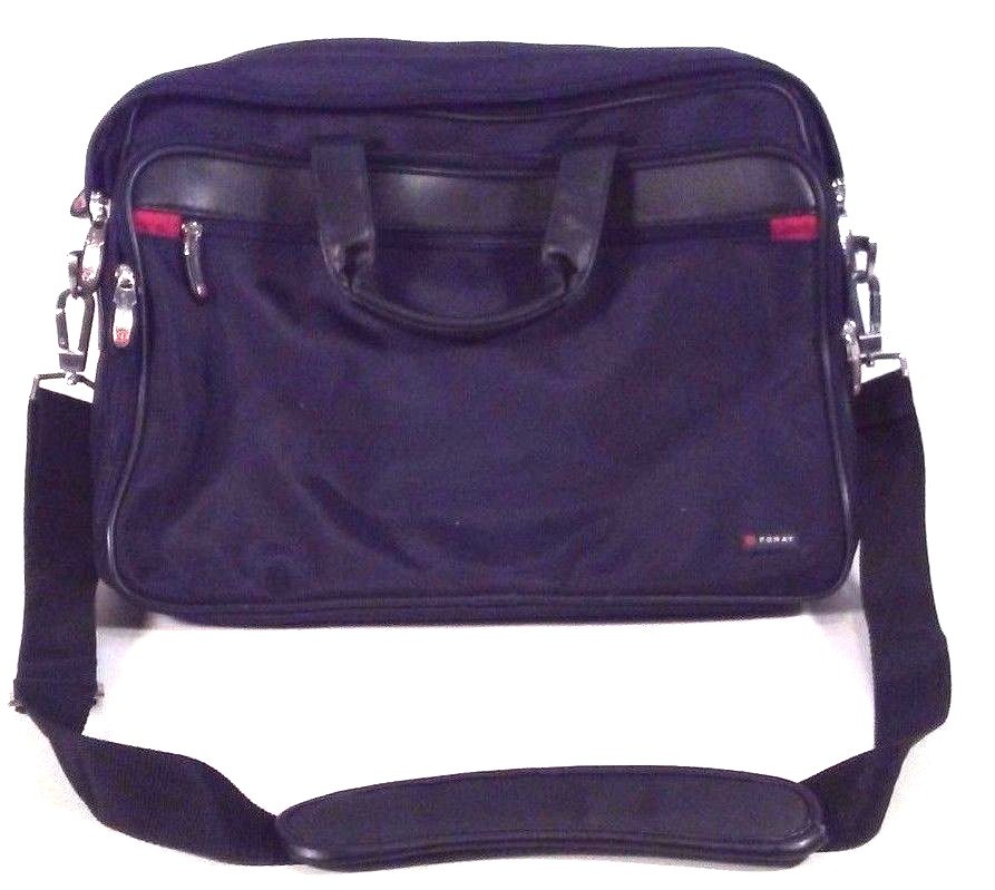 FORAY BLACK LAPTOP BRIEFCASE