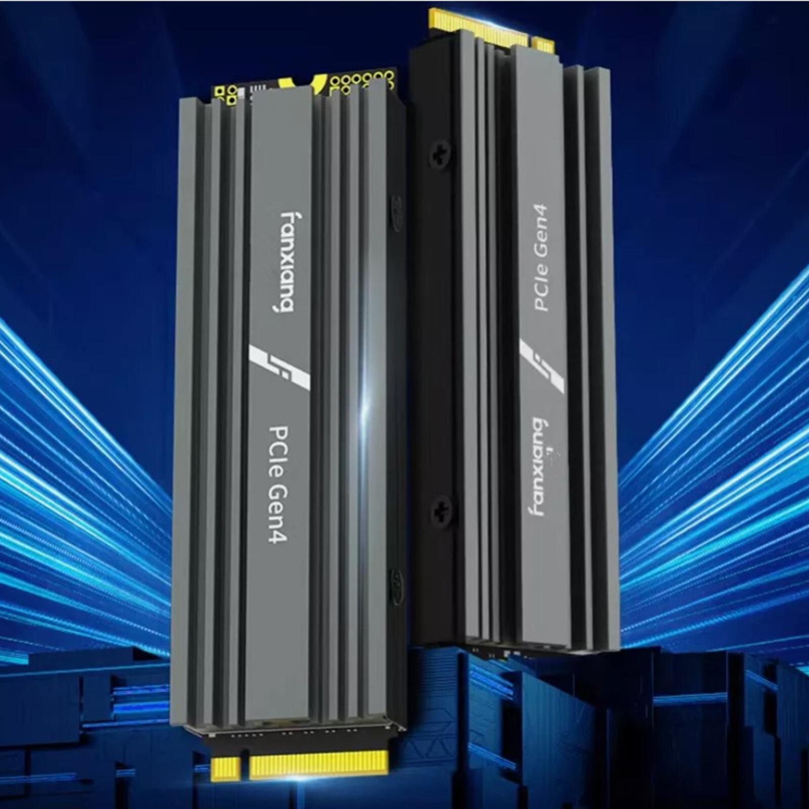 Fanxiang M.2 SSD 1TB NVMe PCIe Gen 4.0x4 7300MB/s PS5 Solid State Drive Heatsink