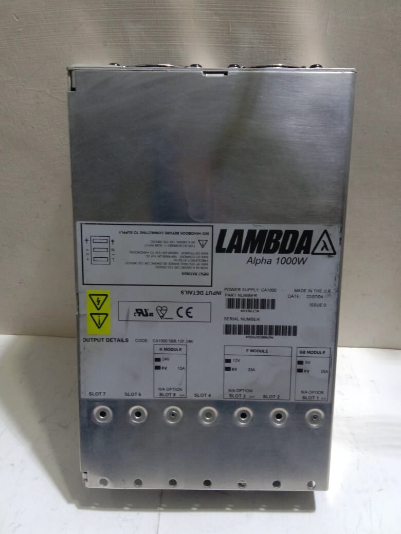 1pc used good LAMDA ALPHA H10613 POWER SUPPLY CA 1000