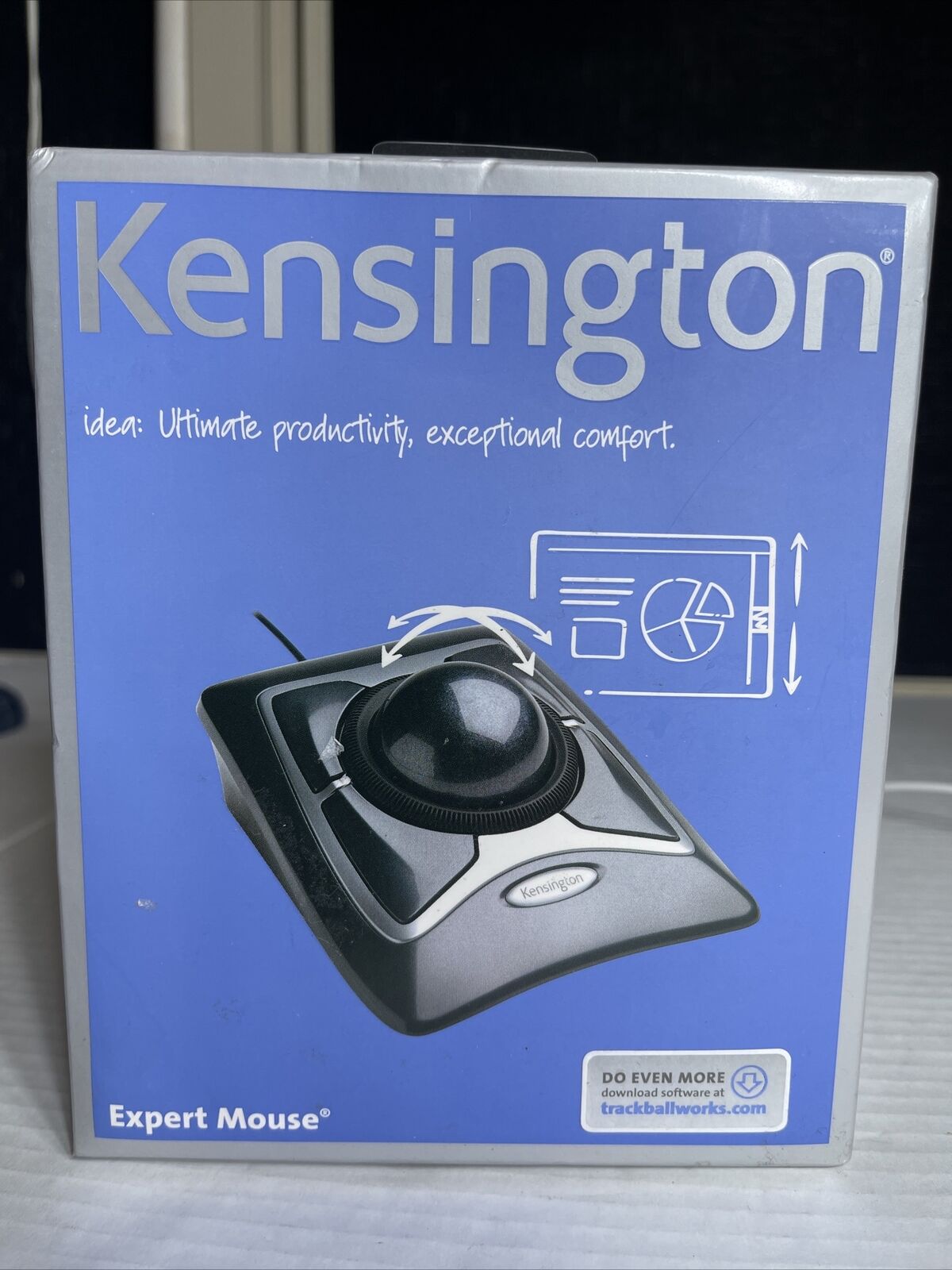 Kensington Expert Professional Trackball Mouse K64325 Mac/PC Wired Sealed Brand