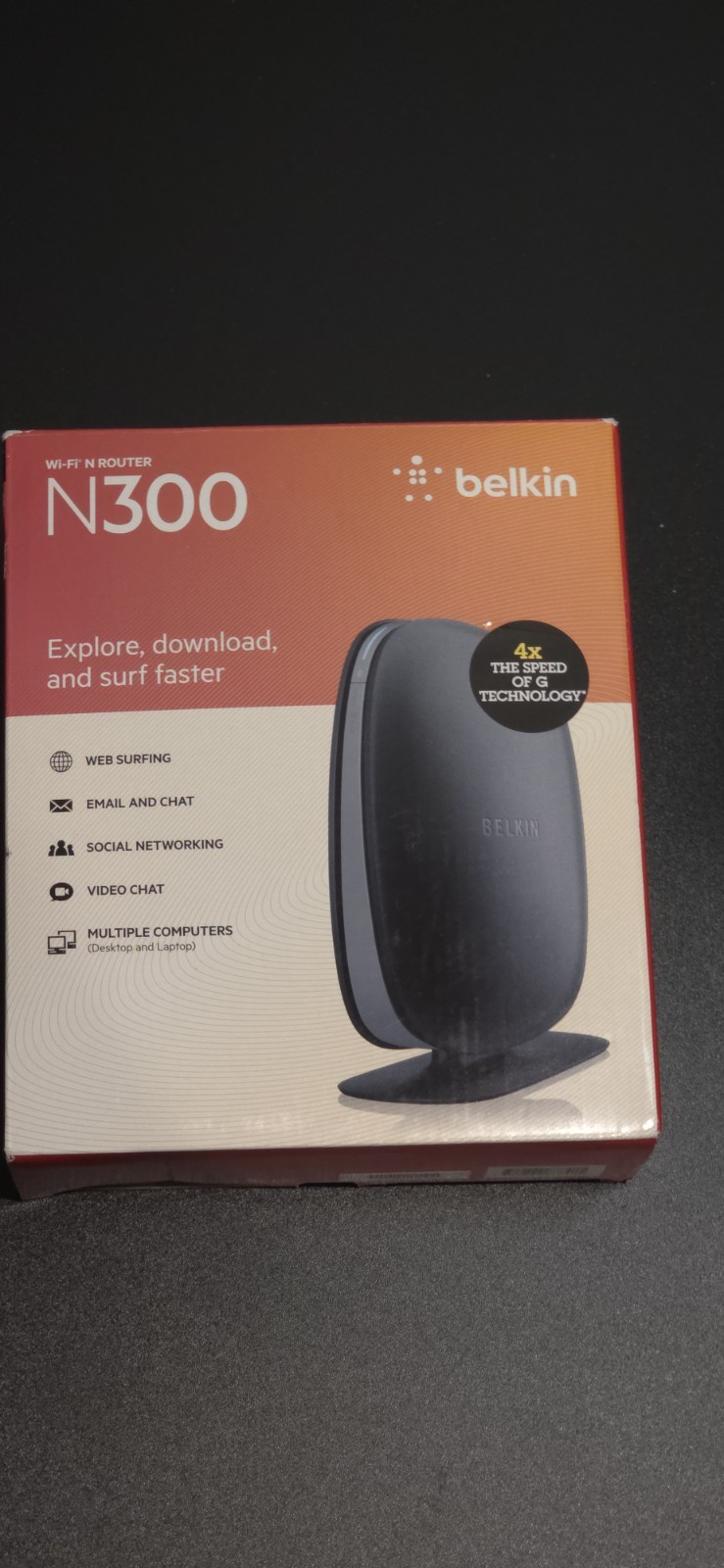 Belkin N300 Wi-Fi Router Dual-Band Wireless Technology