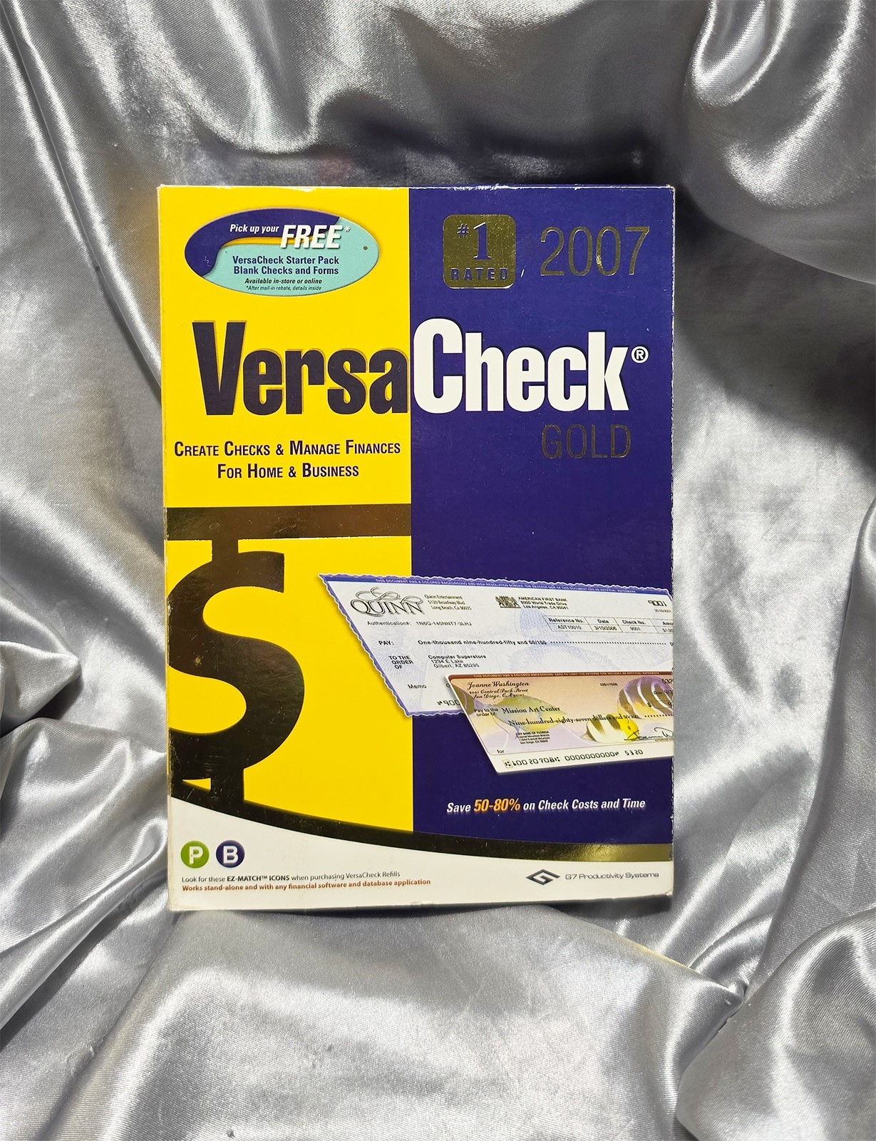 NEW SEALED 2007 VERSA CHECK GOLD PC SOFTWARE 