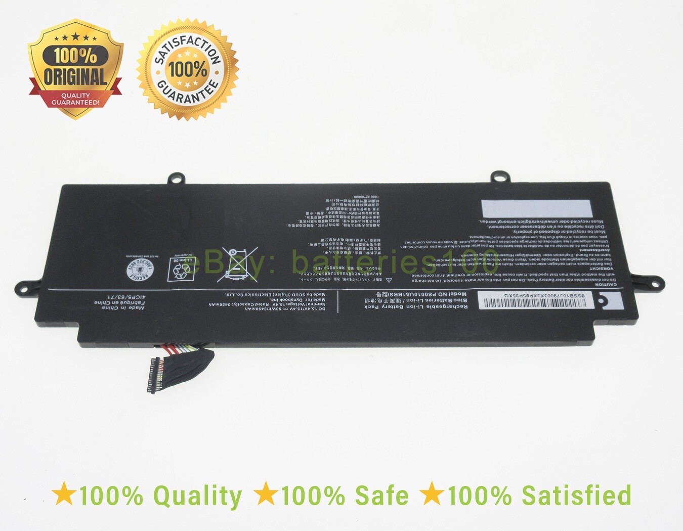 Original Dynabook PORTEGE X30W-J-10F 10H 10K 10L 10M 10P 10X 10Z 112 11A battery