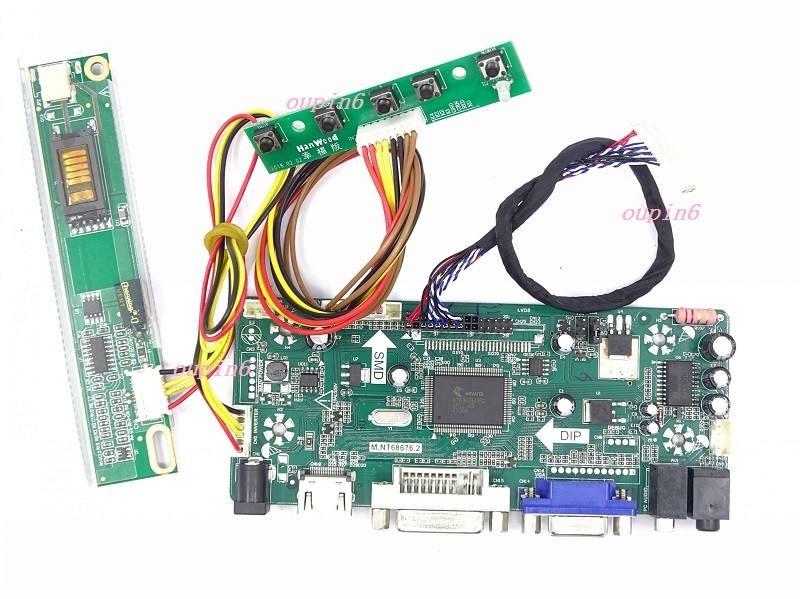 HDMI+DVI+VGA controller board Kit diy for LG LP171WE2-TL01 TL02 1680X1050 17.1"