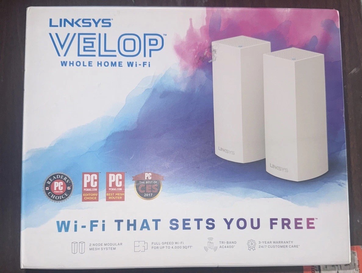 Linksys Velop WHW0302 Whole Home Wi-Fi System