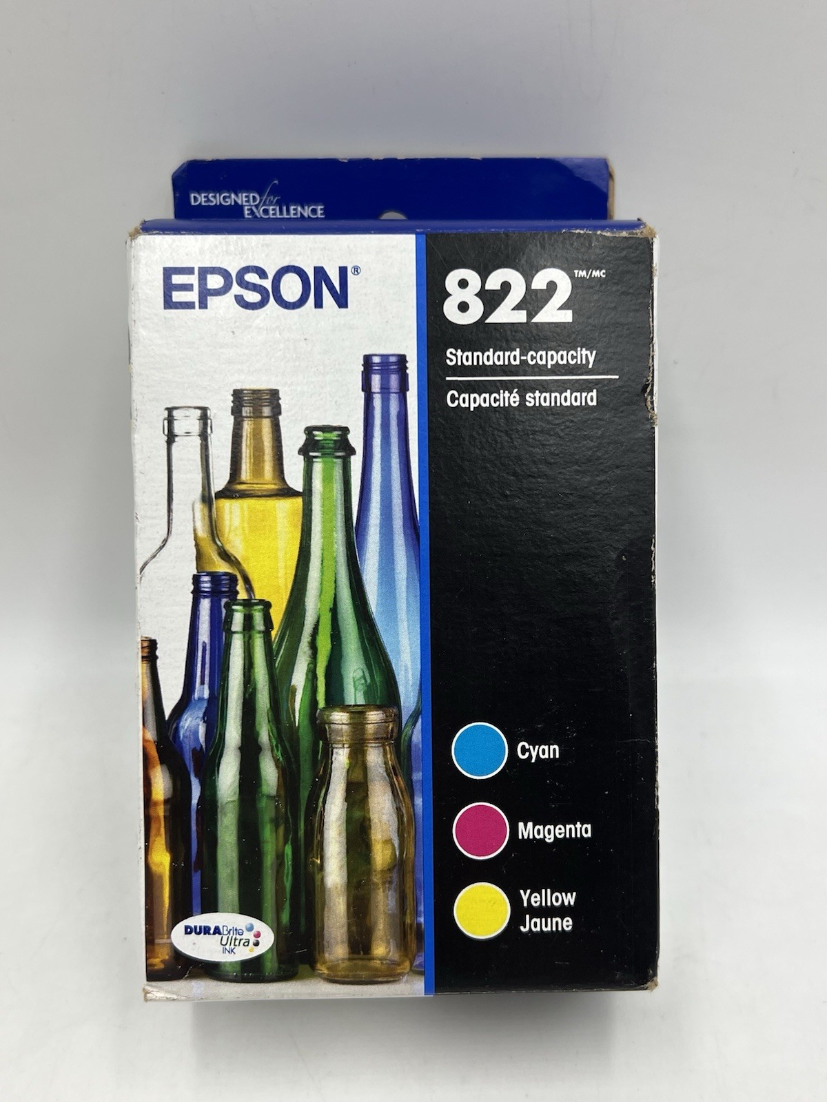 Genuine Epson 822 CMY Color Ink Cartridge OEM Sealed Exp 03/2029 NEW