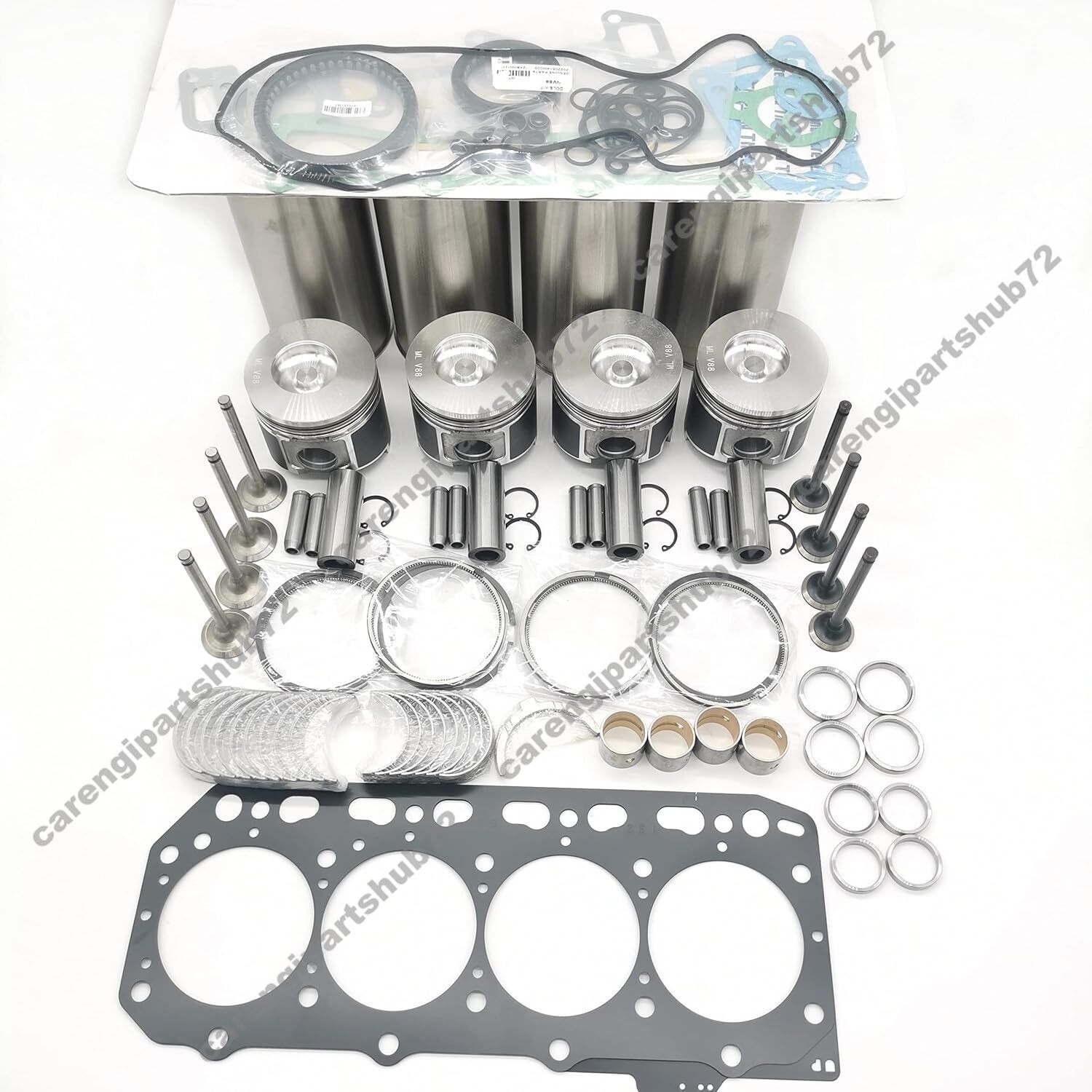 Overhaul Rebuild Kit for Volvo D2.2ACAE2E1A D2.2DCAE2E3 Engine EC35  Excavator