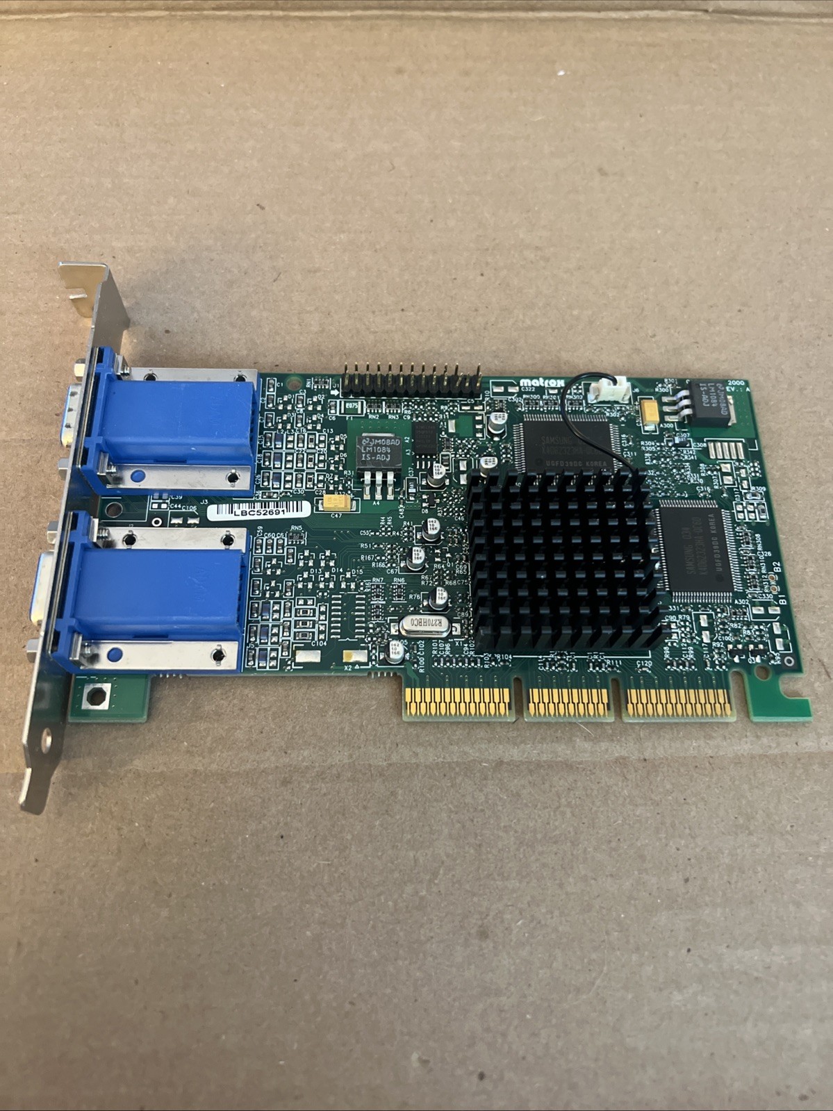 Matrox G45+MDHA16D/0E6 AGP Video Card, Dual VGA, 16MB