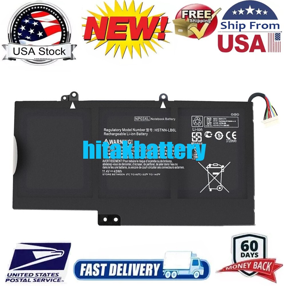 NP03XL Battery For HP Pavilion X360 13-A120LA 13-A201TU 13-B101TU 13-B201TU 43Wh