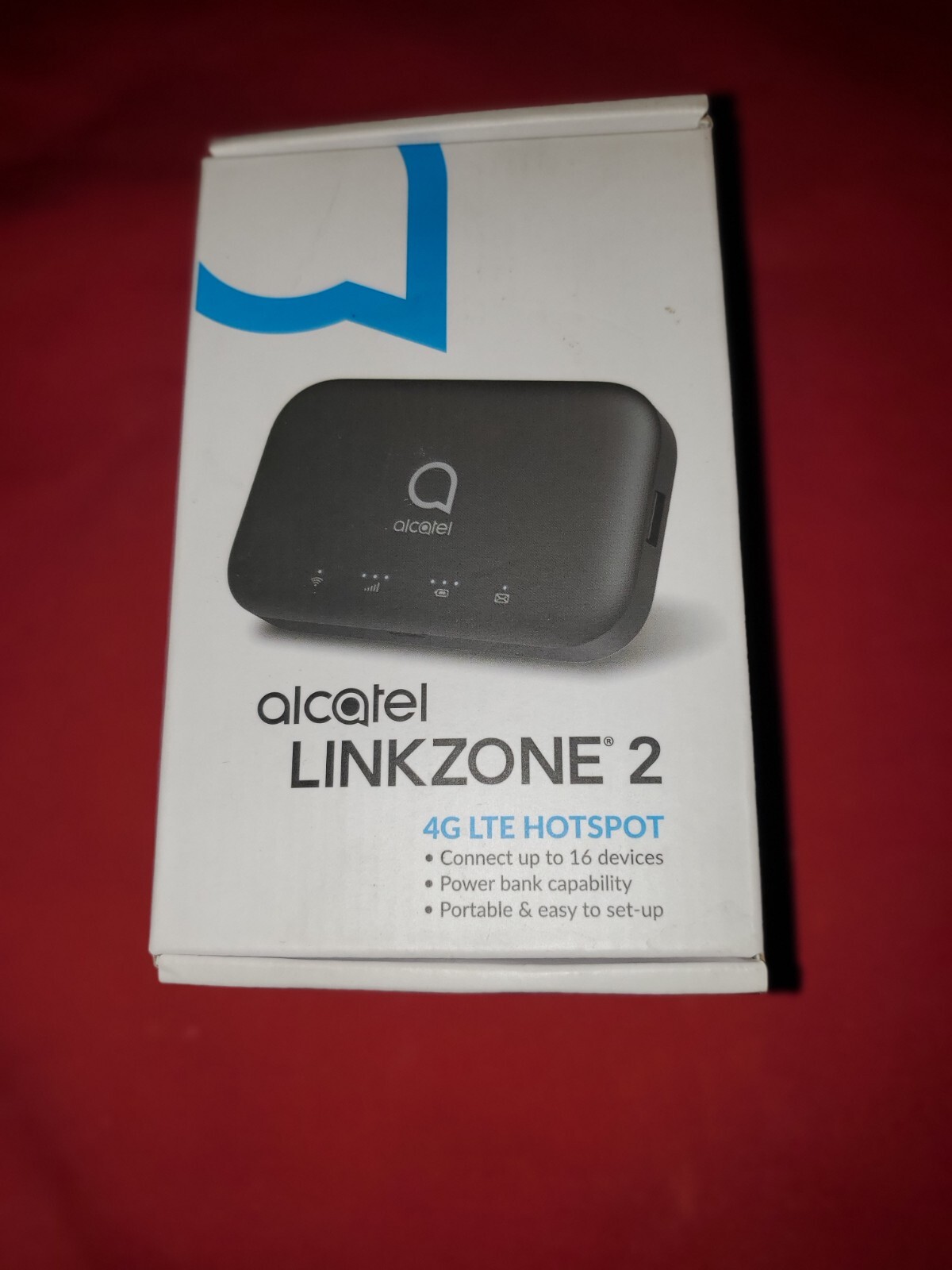 NEW SEALED ALCATEL LINKZONE 2 4G LTE HOTSPOT MW43MP02 MW43M HOT SPOT