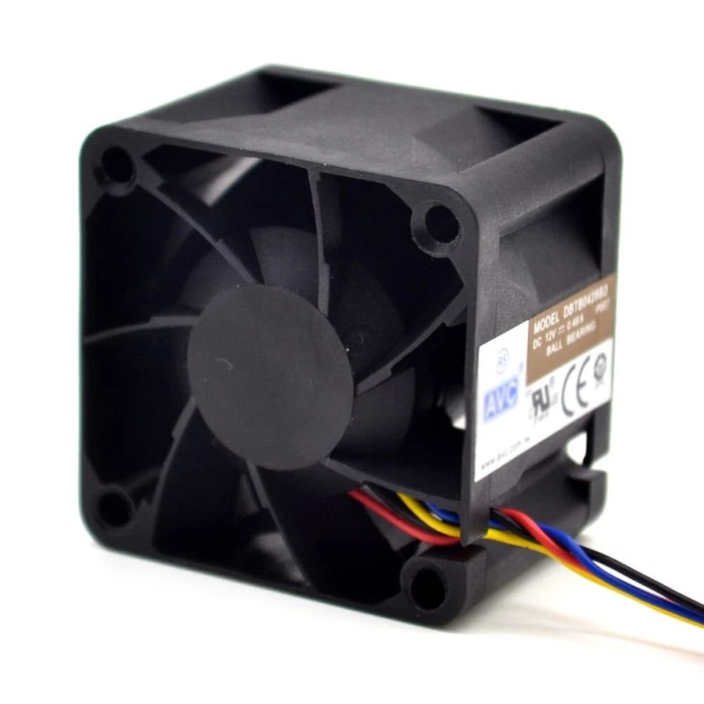 NNL DBTB0428B2G 40mm Powerful Cooling Fan for AVC 4028 12V 1A High Speed Server