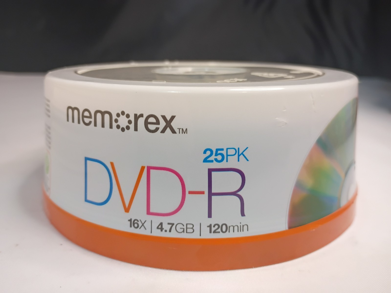 Memorex DVD-R Blank Recordable Discs 16X 4.7GB 120Min 25 Disc Pack