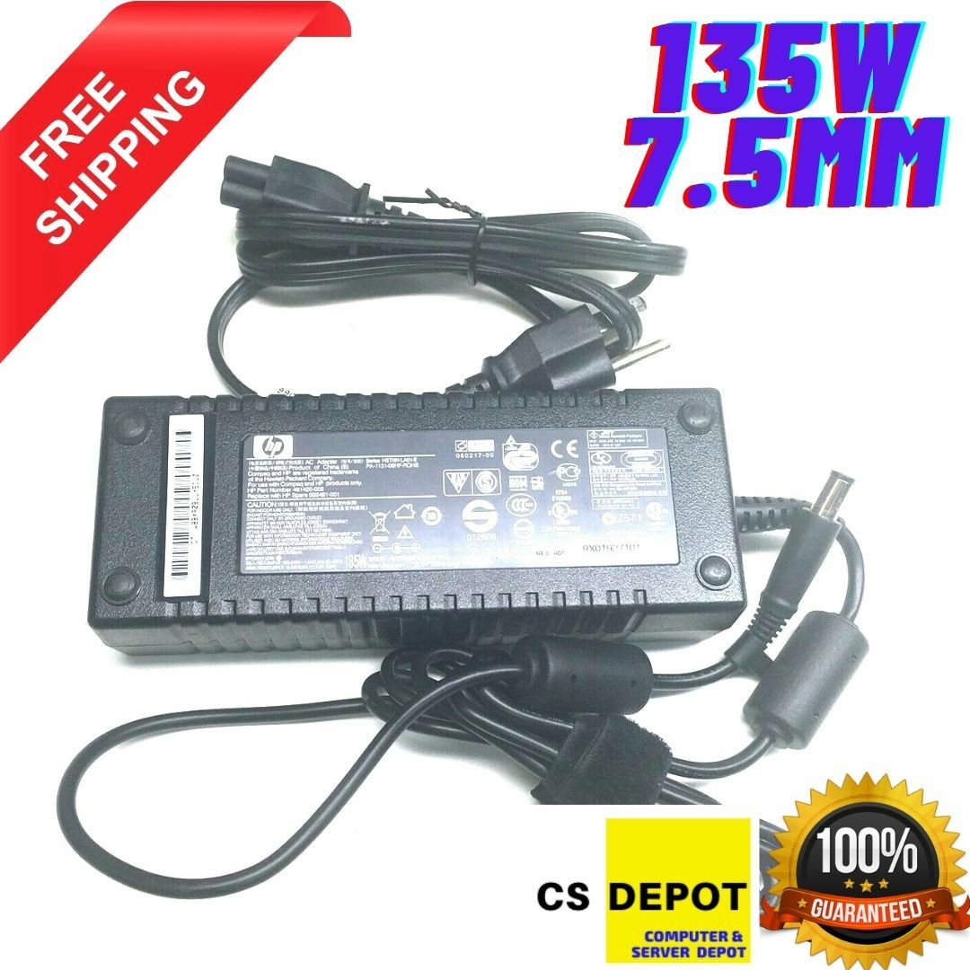 OEM HP 135W 19.5V 6.9A AC Adapter Charger HSTNN-LA01 647982-002 648964-002