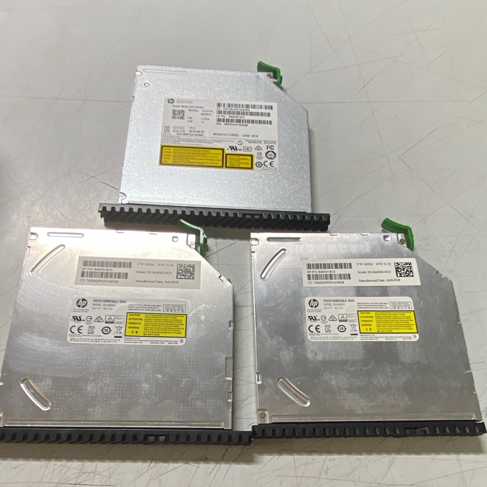 3  x HP DU-8AESH SATA Internal  DVD RW Drive 8x 849055-HC3/6C3