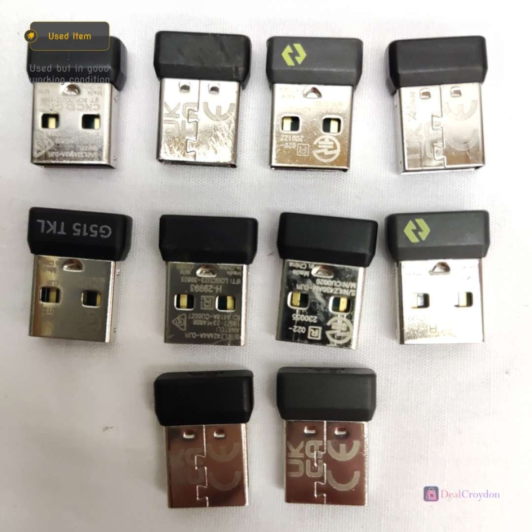 10 X LOGITECH LOGI USB RECEIVER CU-0023 CU-0021 CU-0026 CU-0027 CU-0019 CU-0010