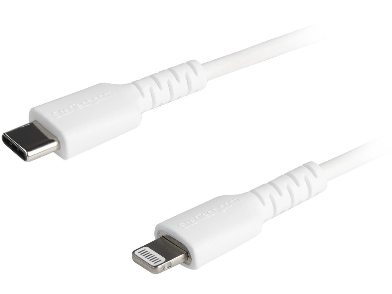 StarTech.com RUSBCLTMM2MW 2m (6.6ft) USB C to Lightning Cable - MFi Certified -