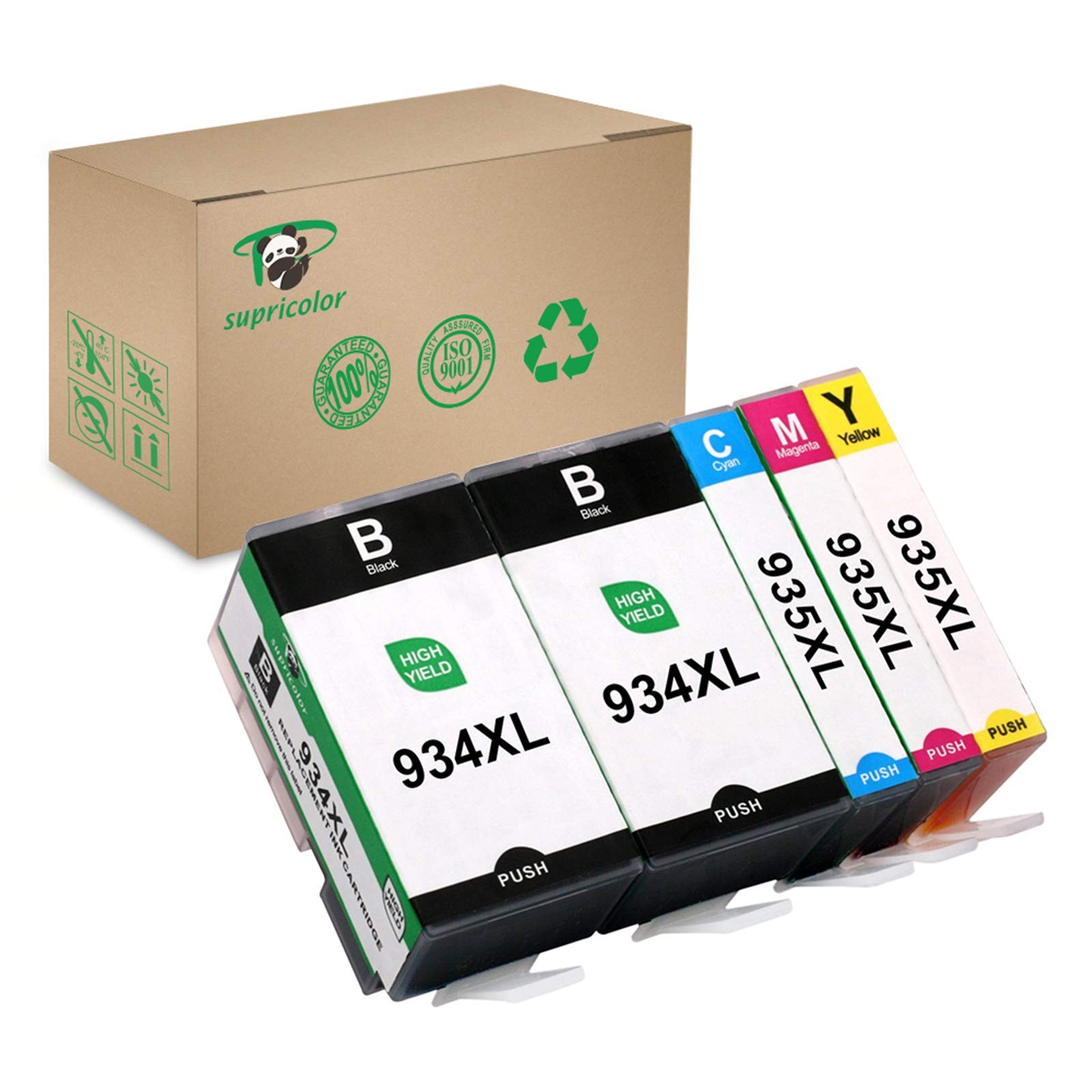 Supricolor Replacement 934Xl 935Xl Ink Cartridges Compatible 934 935 Inks Work