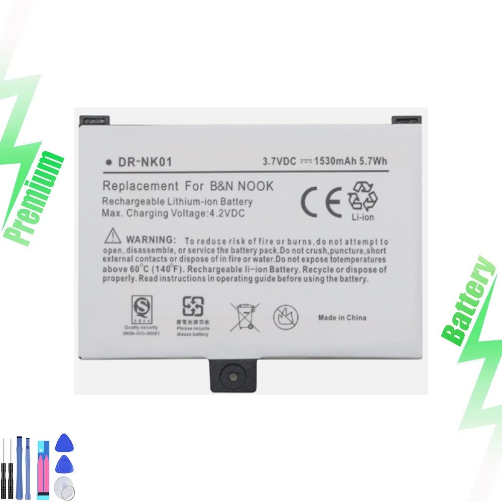 1530mAh BNRB454261 BNRB1530 Battery Barnes & Noble Nook Classic BNRV100 BNRZ100