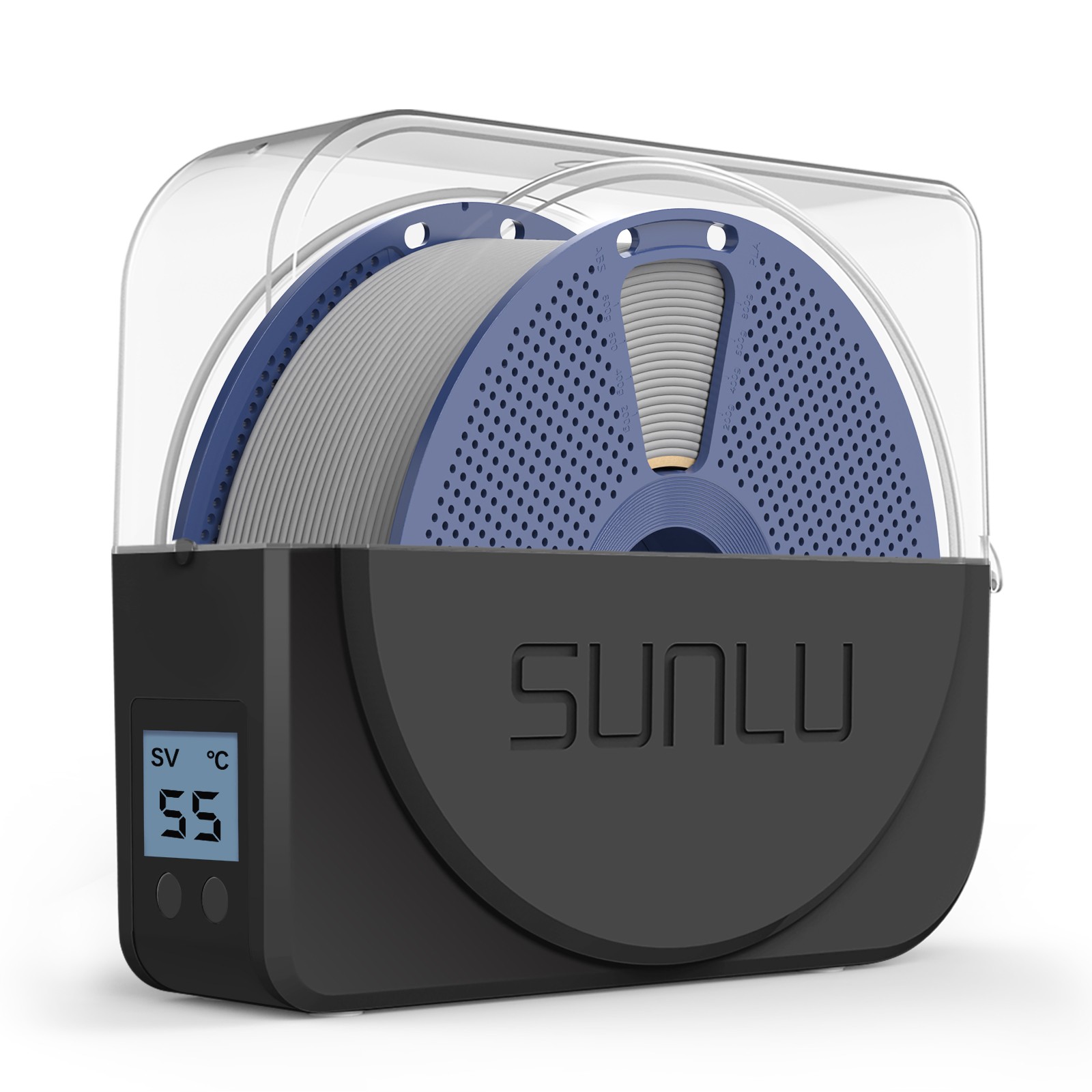 SUNLU FilaDryer S1 Plus with Fan Upgraded Dryer Box Support 1KG Filament Black