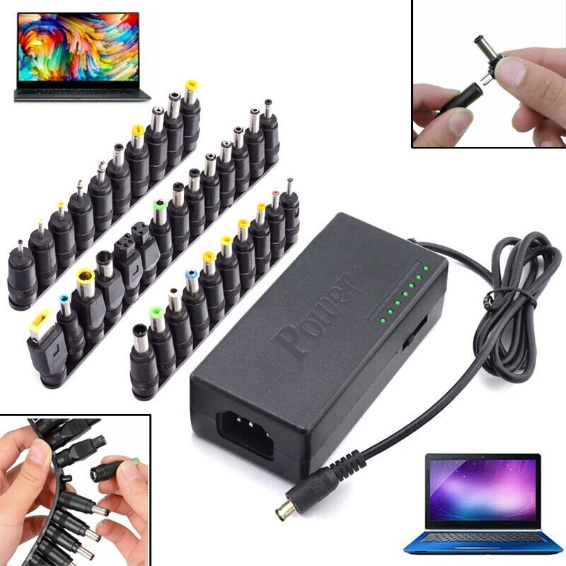 96W Universal Laptop Power Supply Charger Adapter w/ 42 Tips Notebook Charger