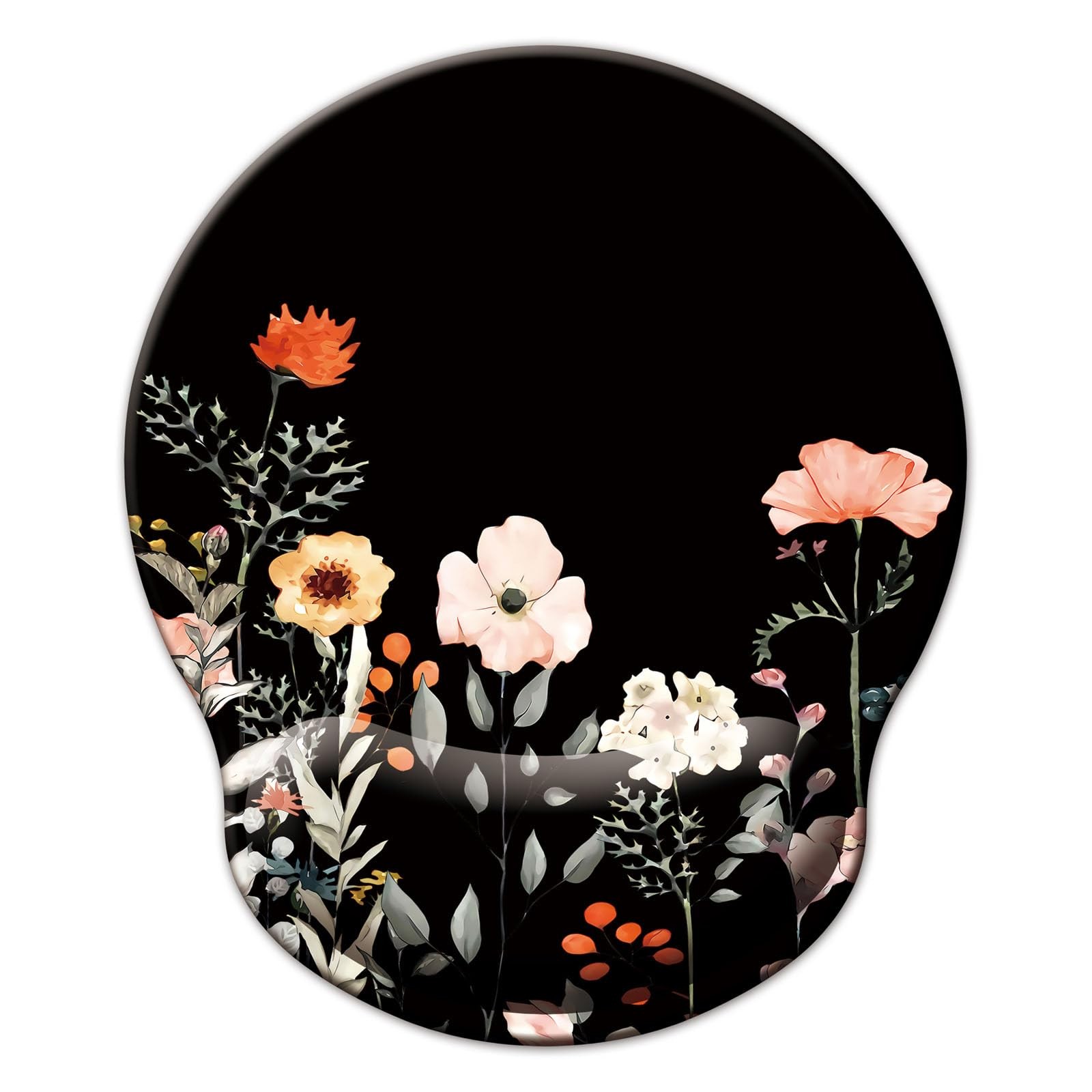 Mouse Pad with Wrist Support, Ergonomic Mouse Pad with Memory Foam Wrist Res