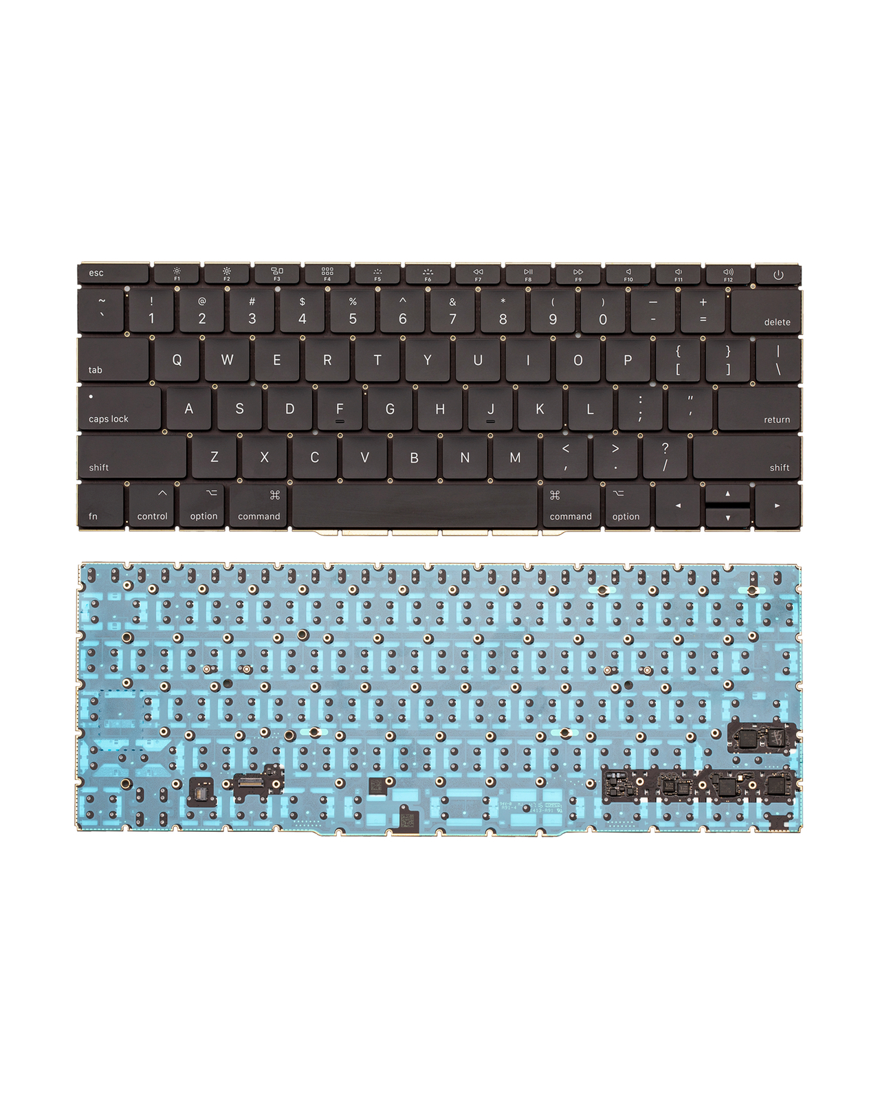Keyboard W/ Backlight & Screws Compatible MacBook Pro 13" Retina A1708/Late 2016