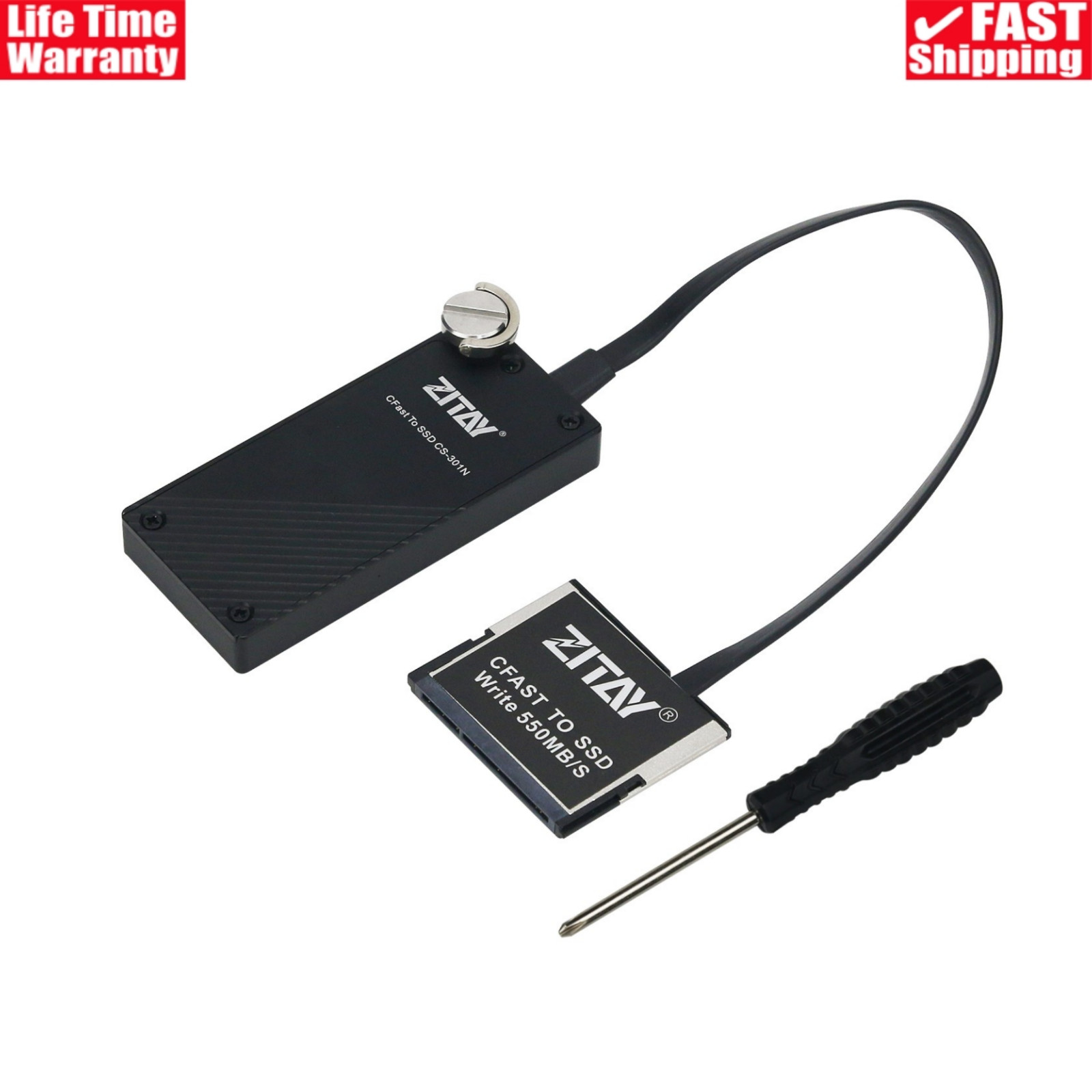 CFAST to SSD MSATA Card Adapter for CANON URSA Mini 1DX II XC10 Z CAM E2 4K